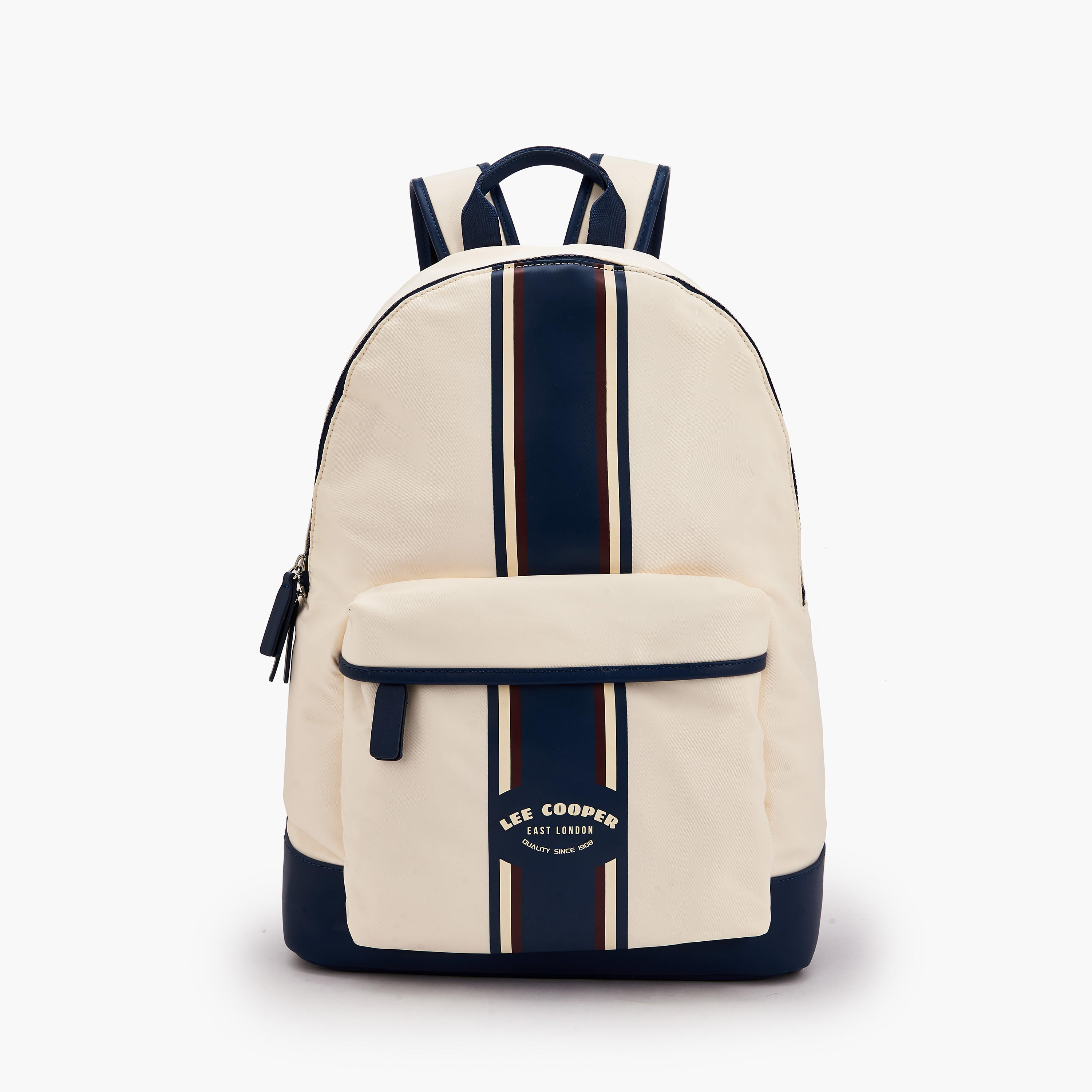 Lee Cooper Striped Backpack with Adjustable Straps-women-bagsandwallets-backpacks-image-1