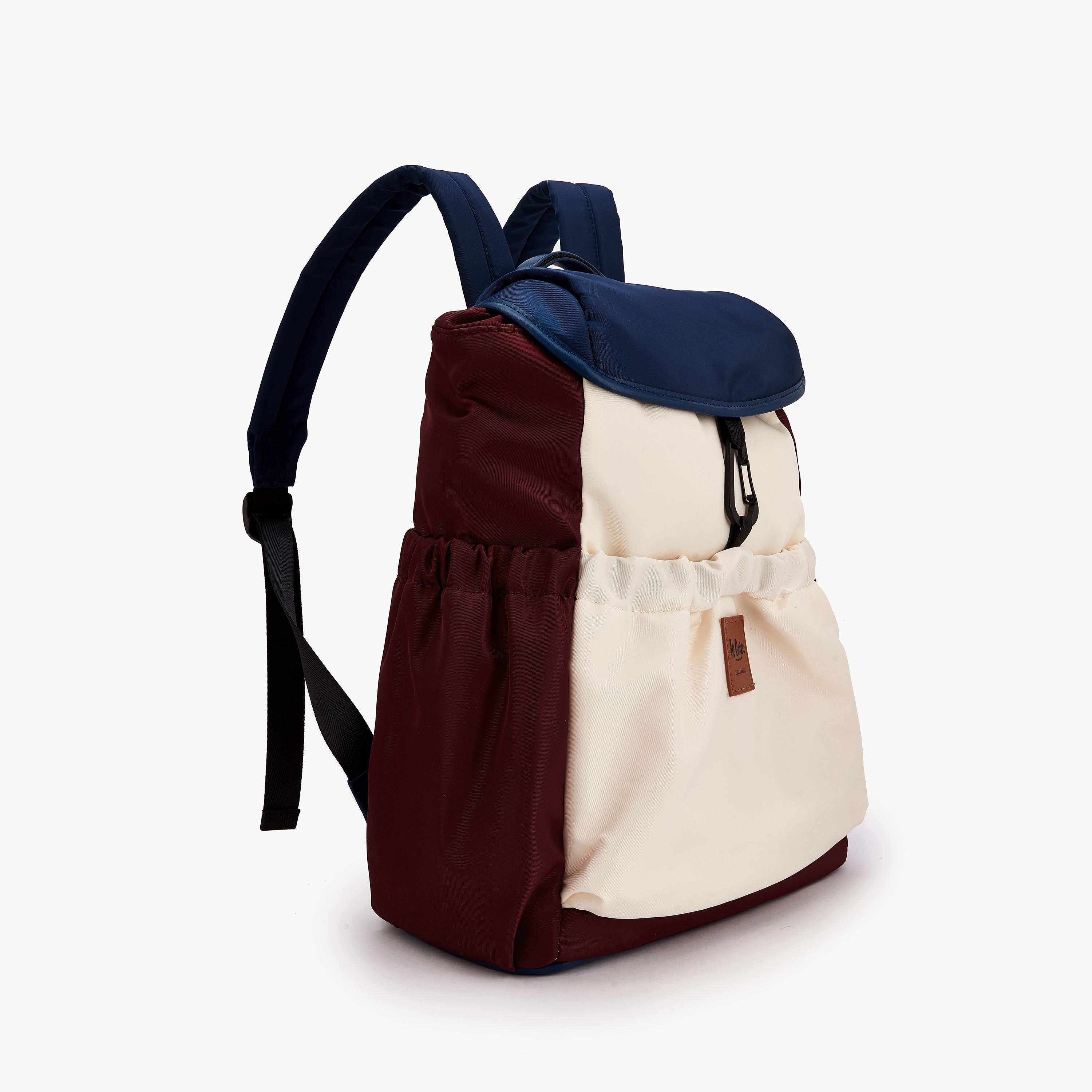 Lee Cooper Colourblock Nylon Backpack with Adjustable Straps-women-bagsandwallets-backpacks-image-2