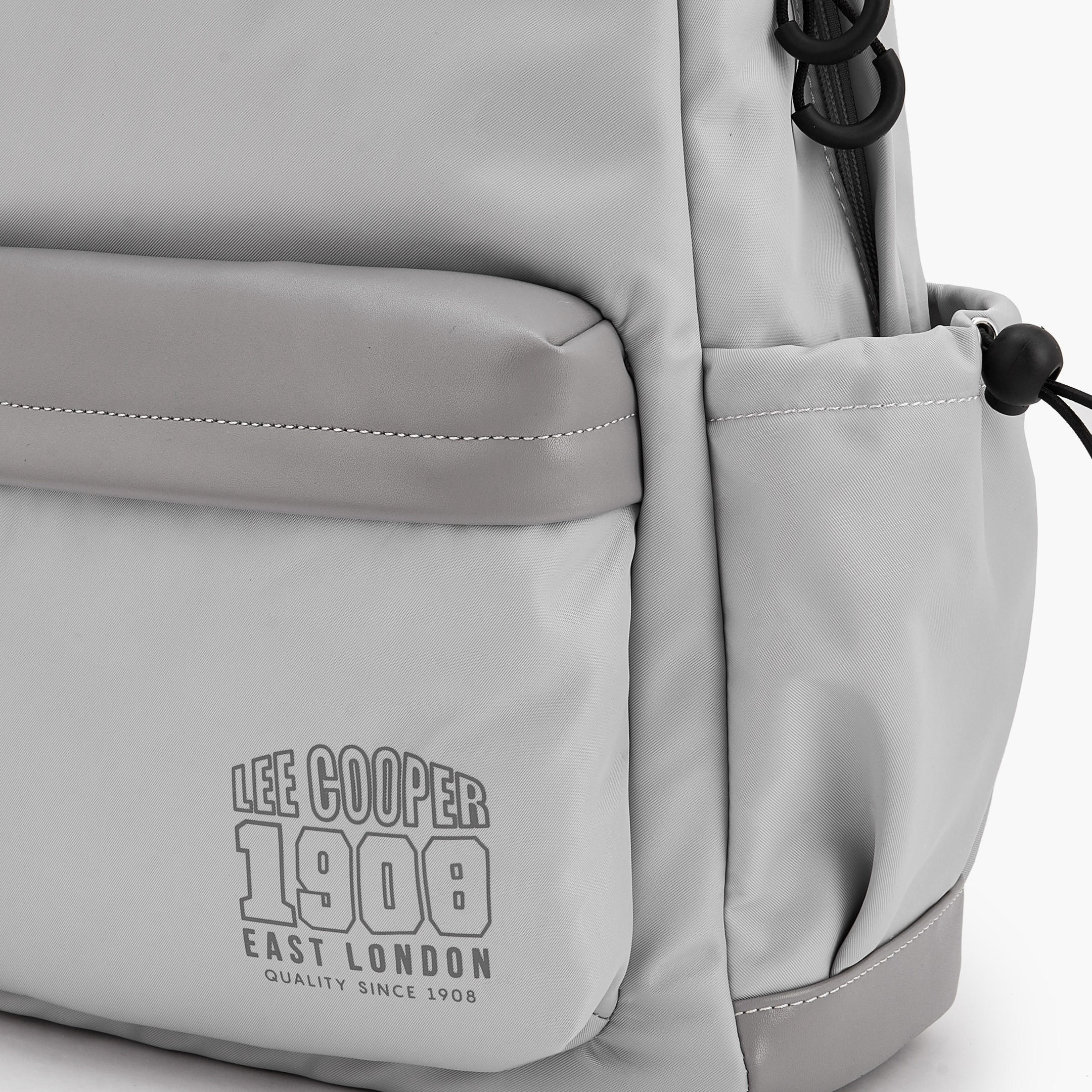 Lee Cooper Logo Print Backpack with Adjustable Straps-women-bagsandwallets-backpacks-image-3