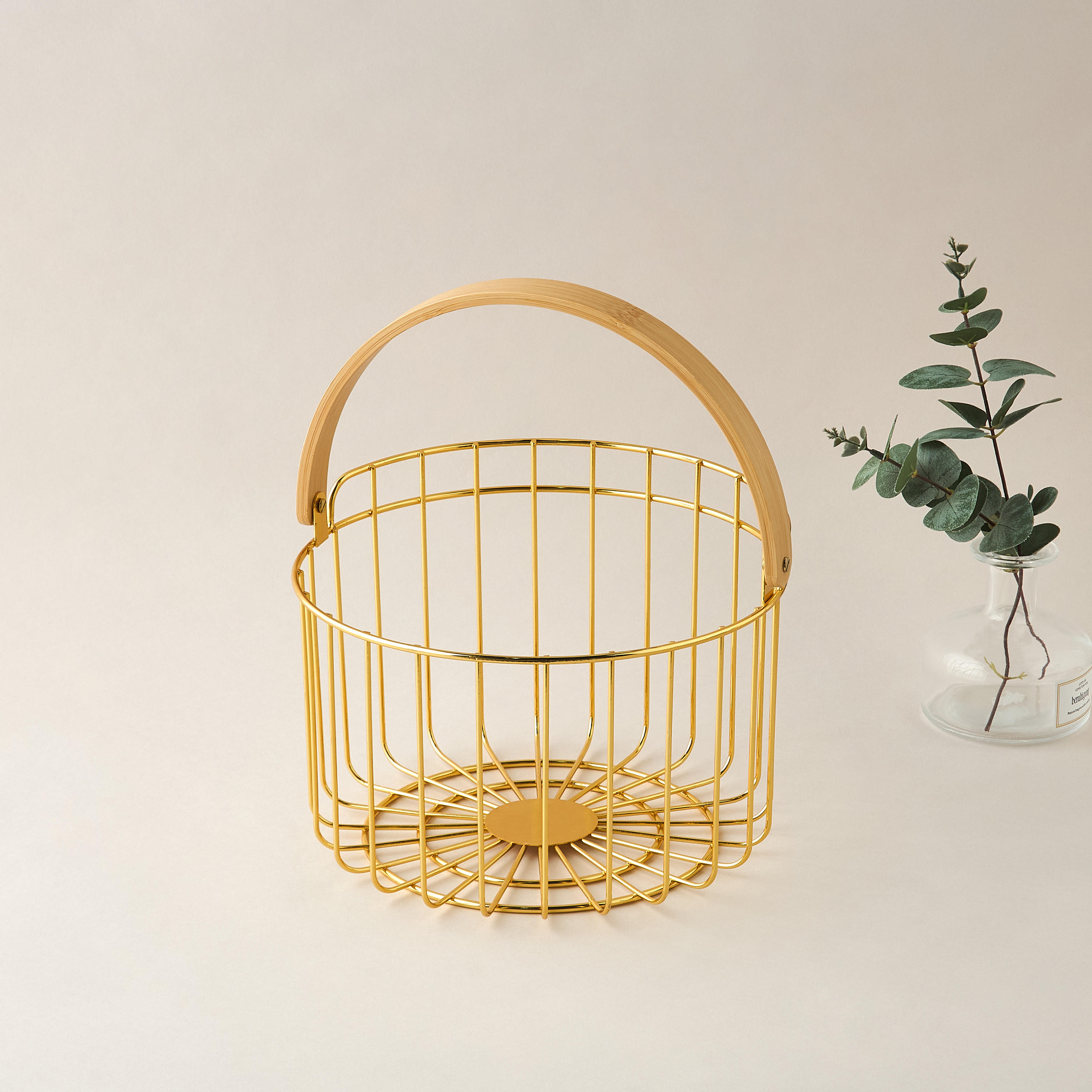 Elanza Storage Basket with Handle - 18 cms-household-storage-storagesolutions-storageboxesandbaskets-image-1