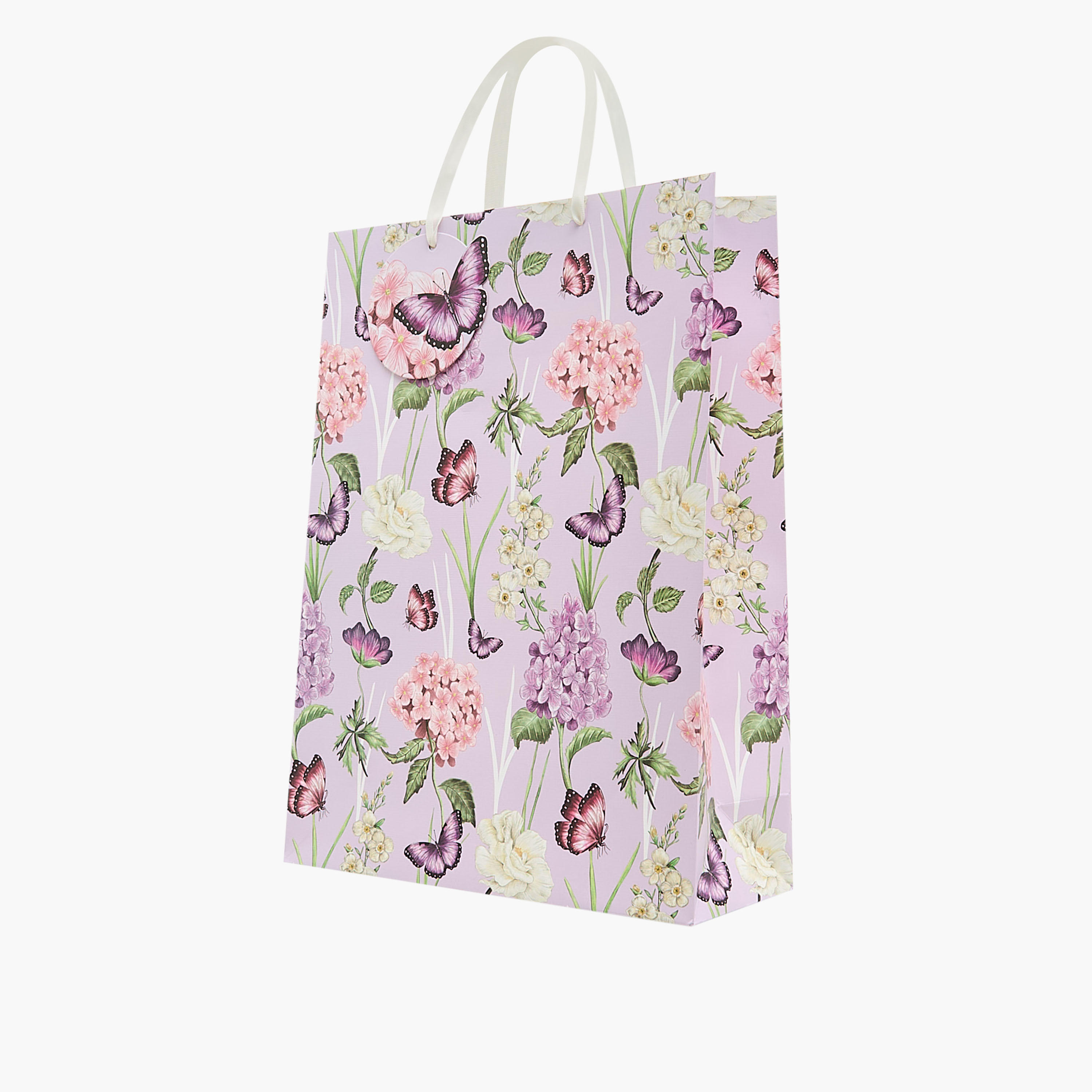 Floral Print Paper Gift Bag - Large-household-giftingaccessories-giftings-image-2