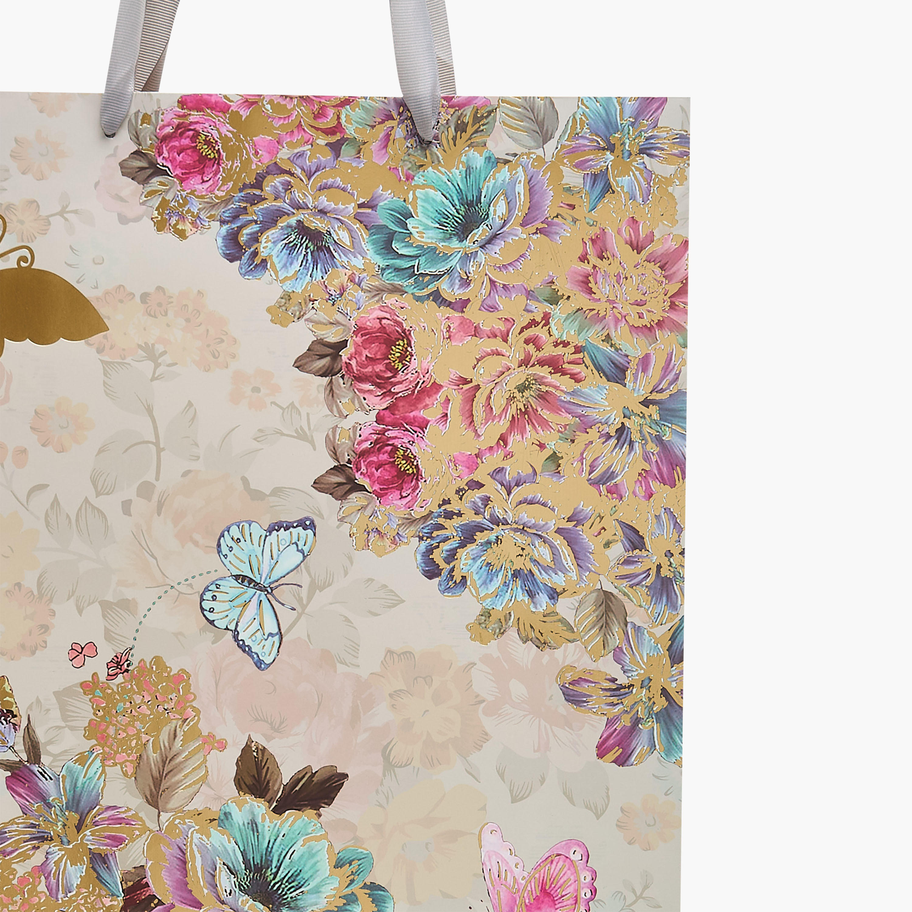 Floral Print Paper Gift Bag - Extra Large-household-giftingaccessories-giftings-image-3
