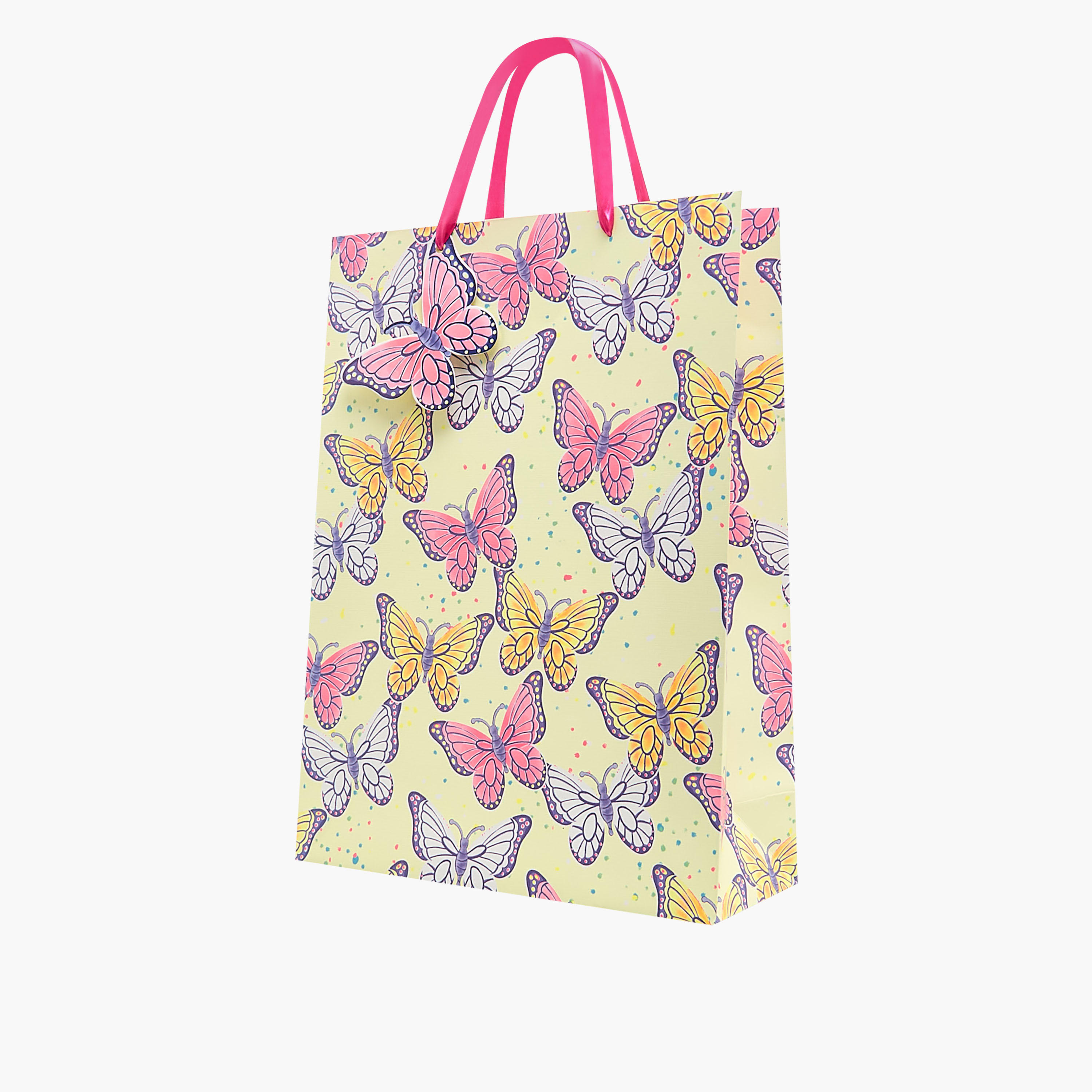 Butterfly Print Paper Gift Bag - Large-household-giftingaccessories-giftings-image-2