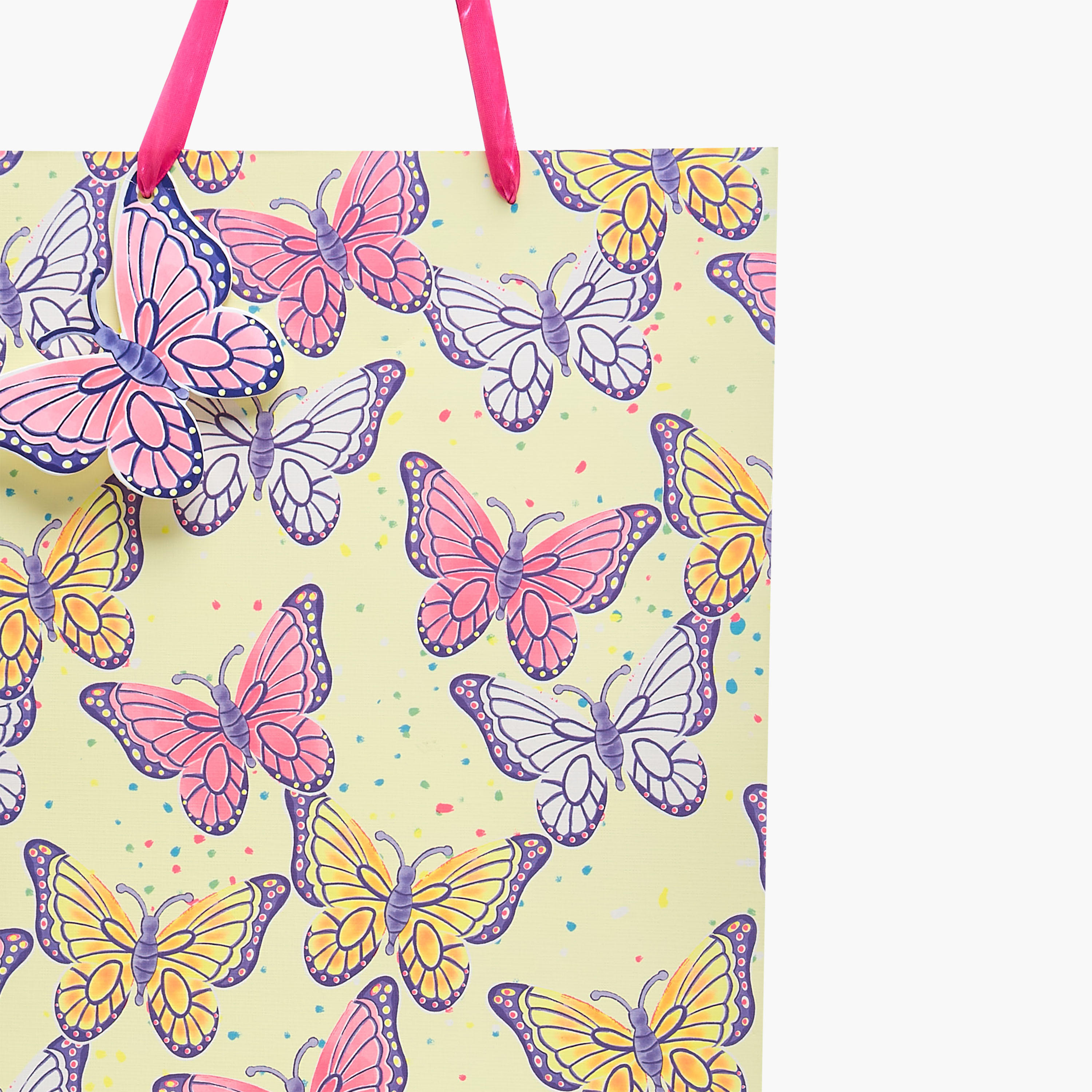Butterfly Print Paper Gift Bag - Large-household-giftingaccessories-giftings-image-3