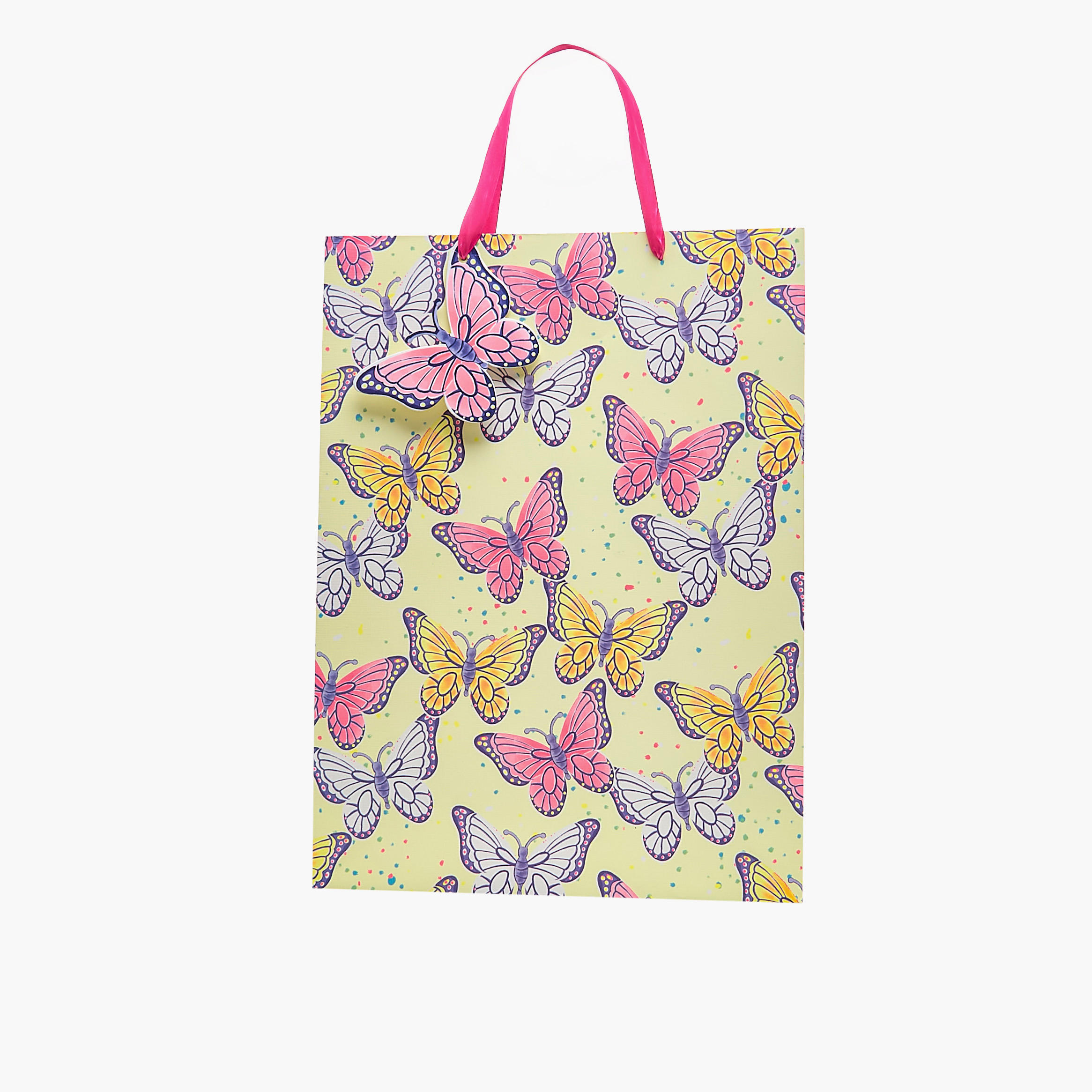 Butterfly Print Paper Gift Bag - Extra Large-household-giftingaccessories-giftings-image-1
