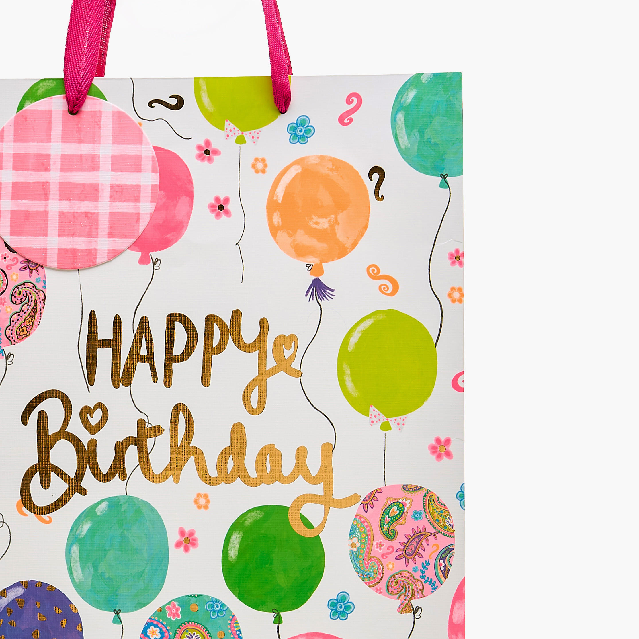 Happy Birthday Print Paper Gift Bag - Large-household-giftingaccessories-giftings-image-3