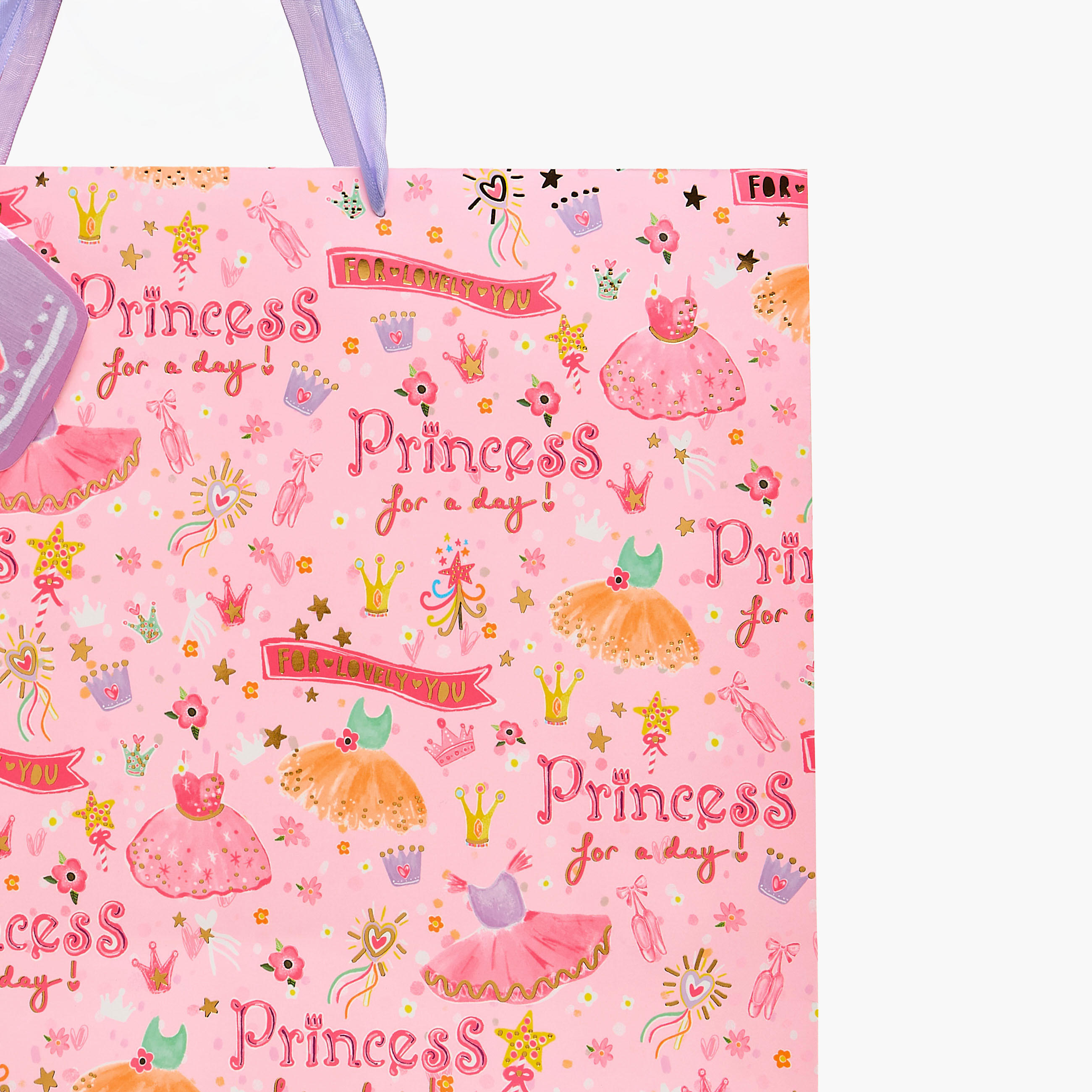 Princess Print Paper Gift Bag - Large-household-giftingaccessories-giftings-image-3