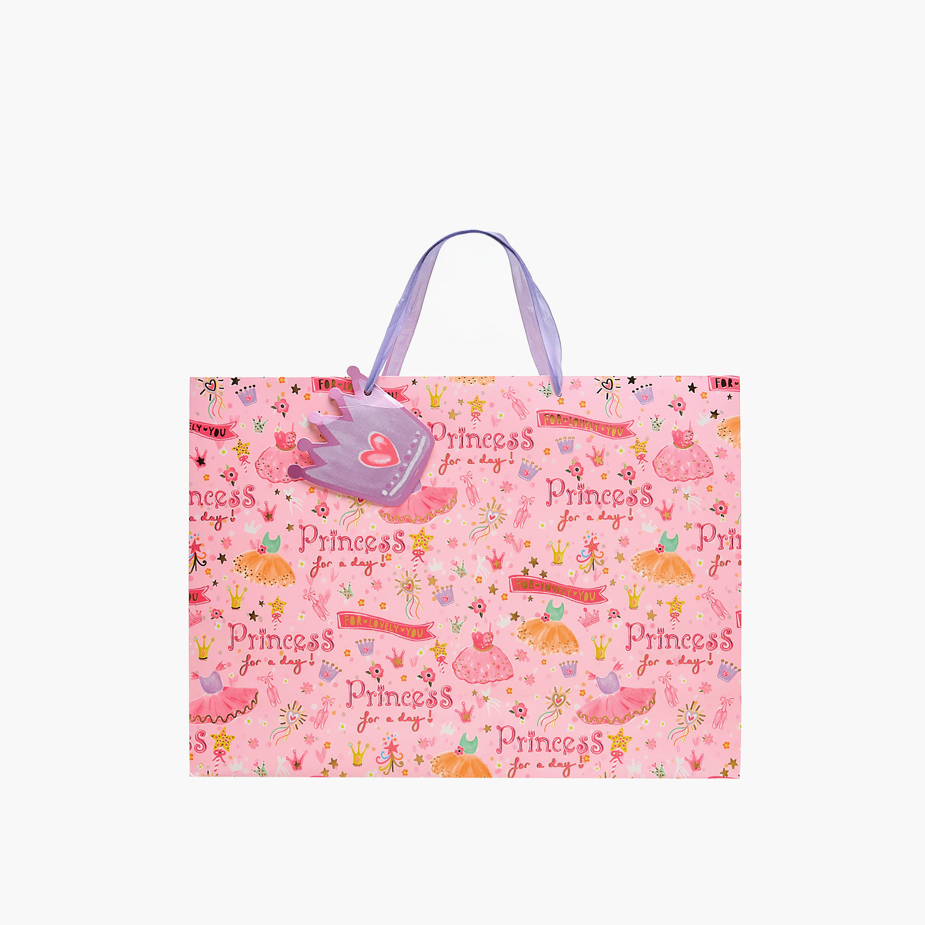 Princess Print Paper Gift Bag - Extra Large-household-giftingaccessories-giftings-image-1