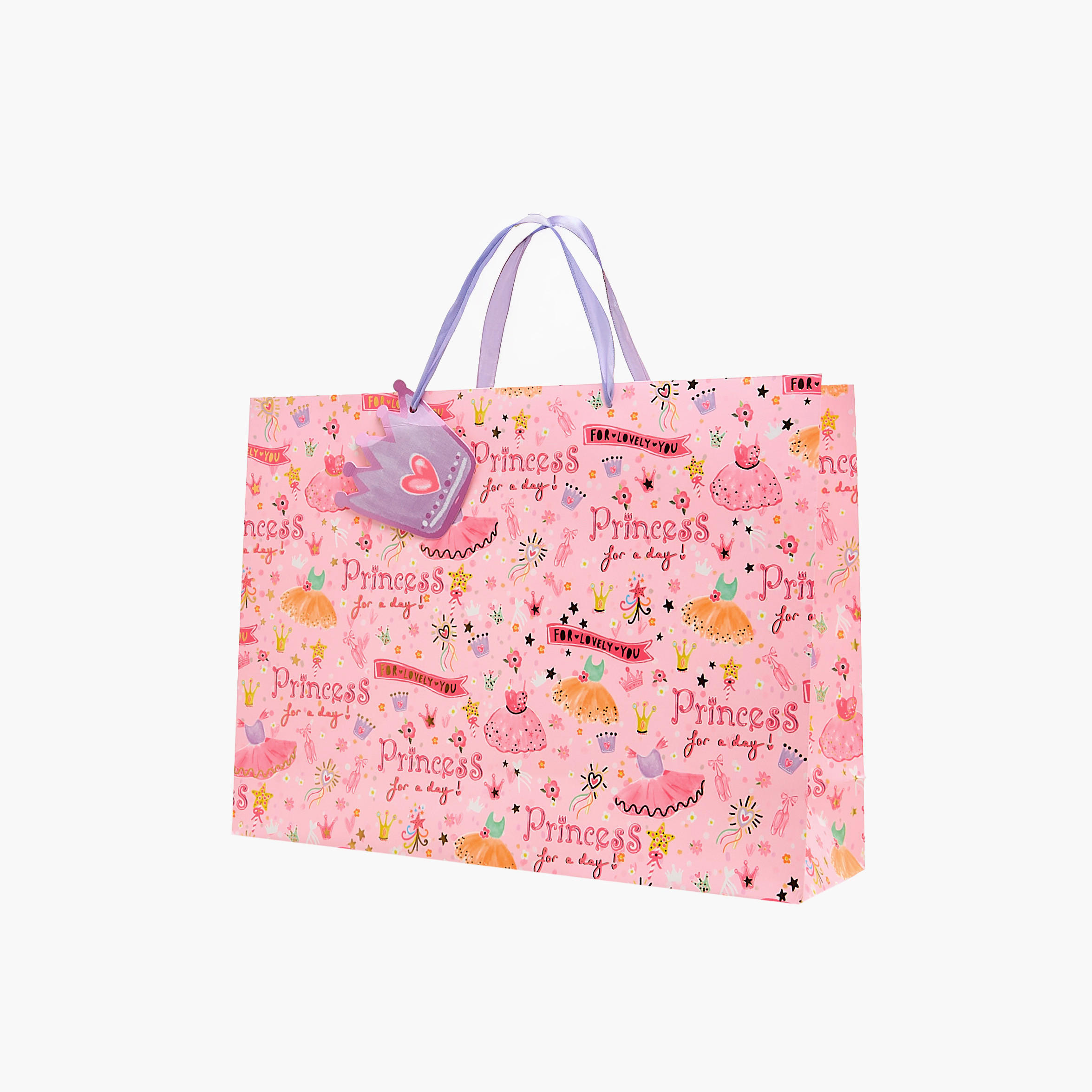 Princess Print Paper Gift Bag - Extra Large-household-giftingaccessories-giftings-image-2