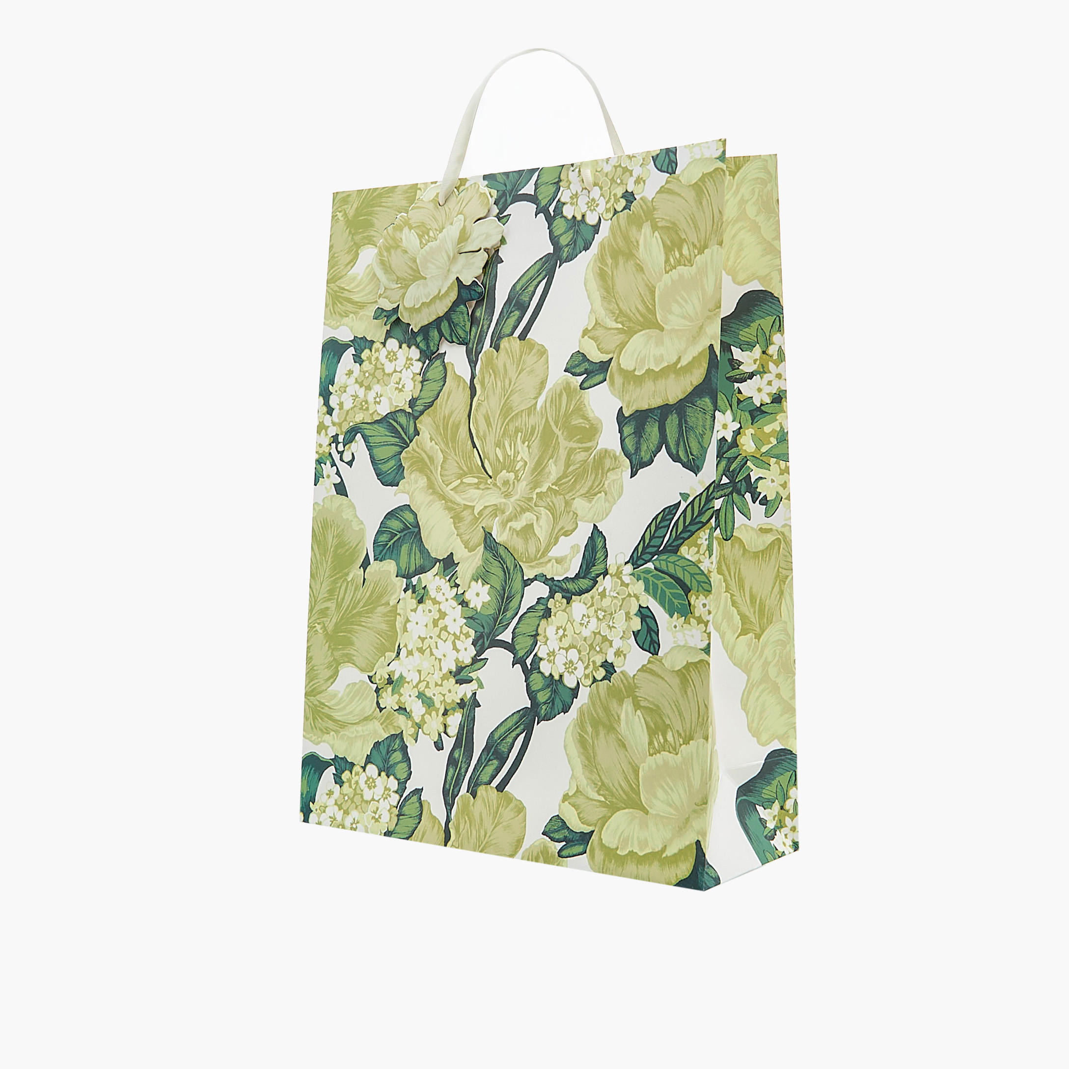 Floral Print Paper Gift Bag - Large-household-giftingaccessories-giftings-image-2