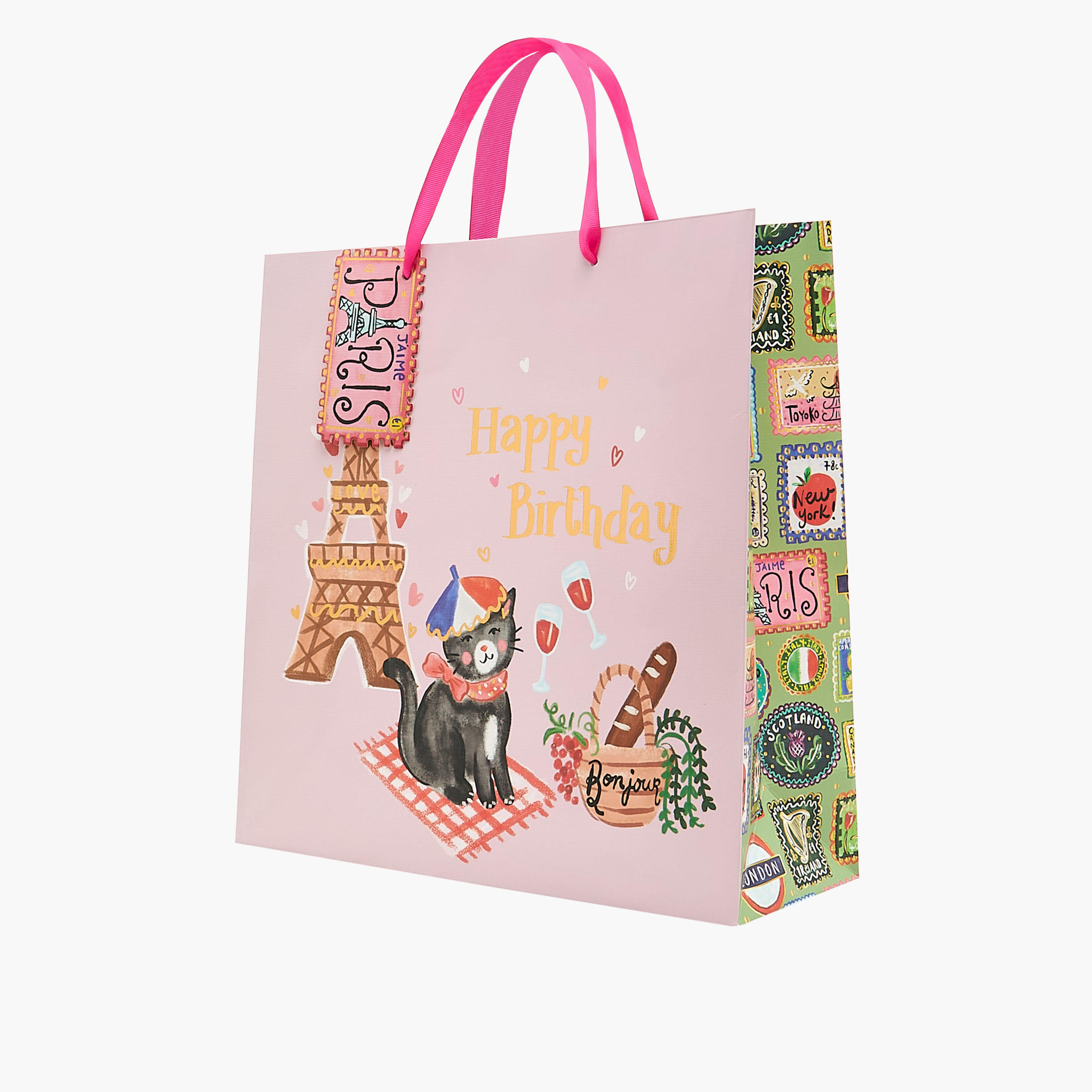 Happy Birthday Print Paper Gift Bag - Extra Large-household-giftingaccessories-giftings-image-2