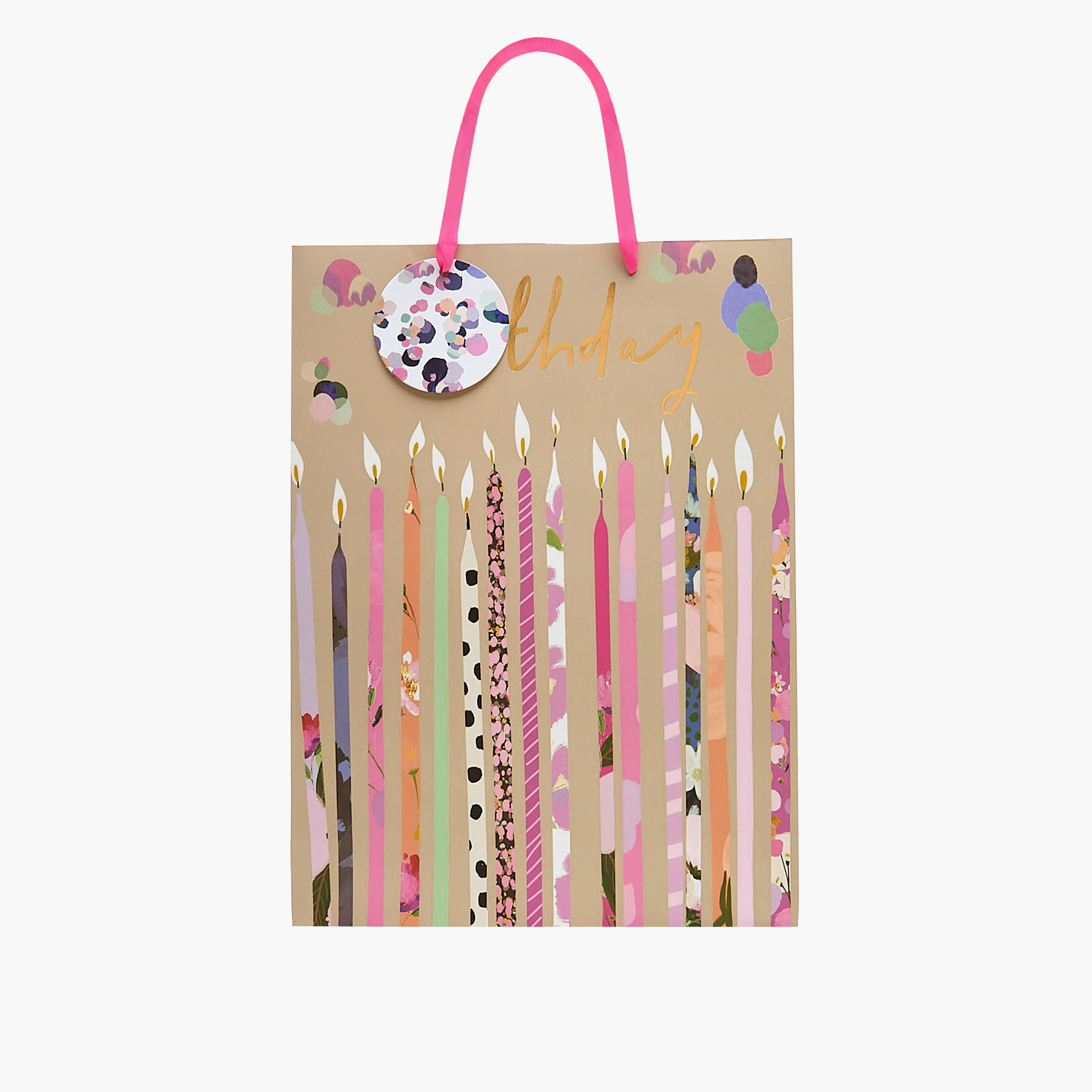 Happy Birthday Print Paper Gift Bag - Extra Large-household-giftingaccessories-giftings-image-1