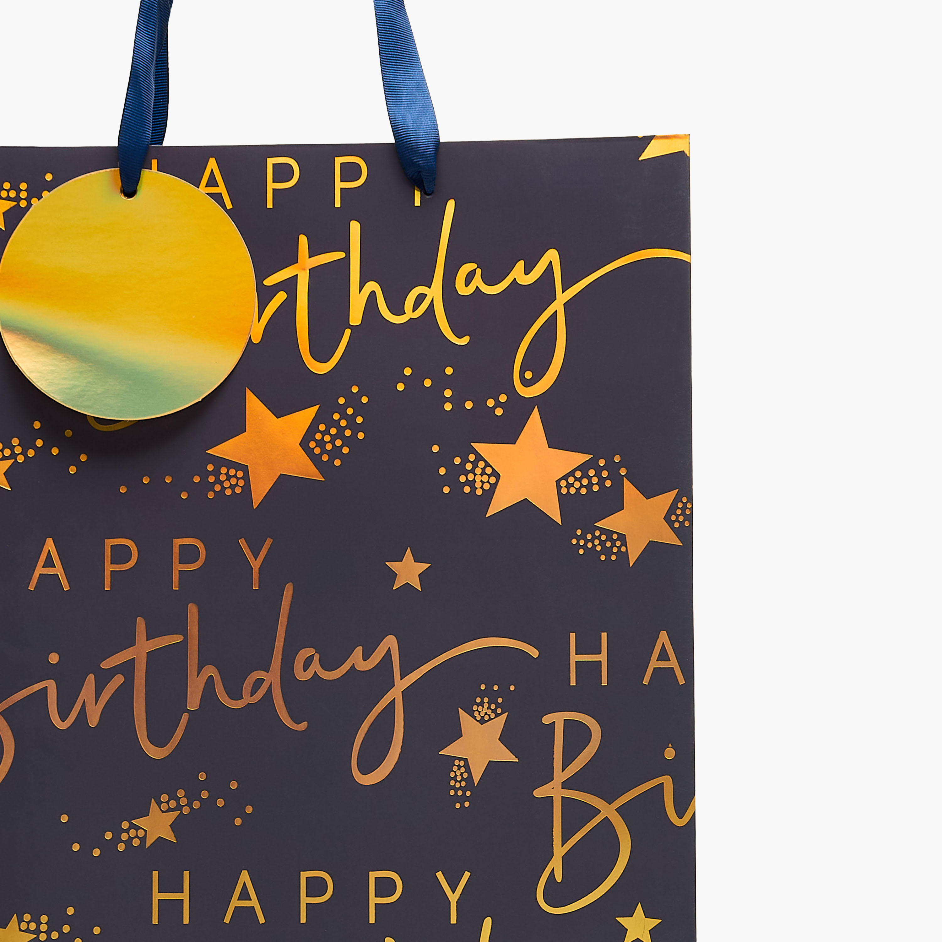 Happy Birthday Print Paper Gift Bag - Large-household-giftingaccessories-giftings-image-3