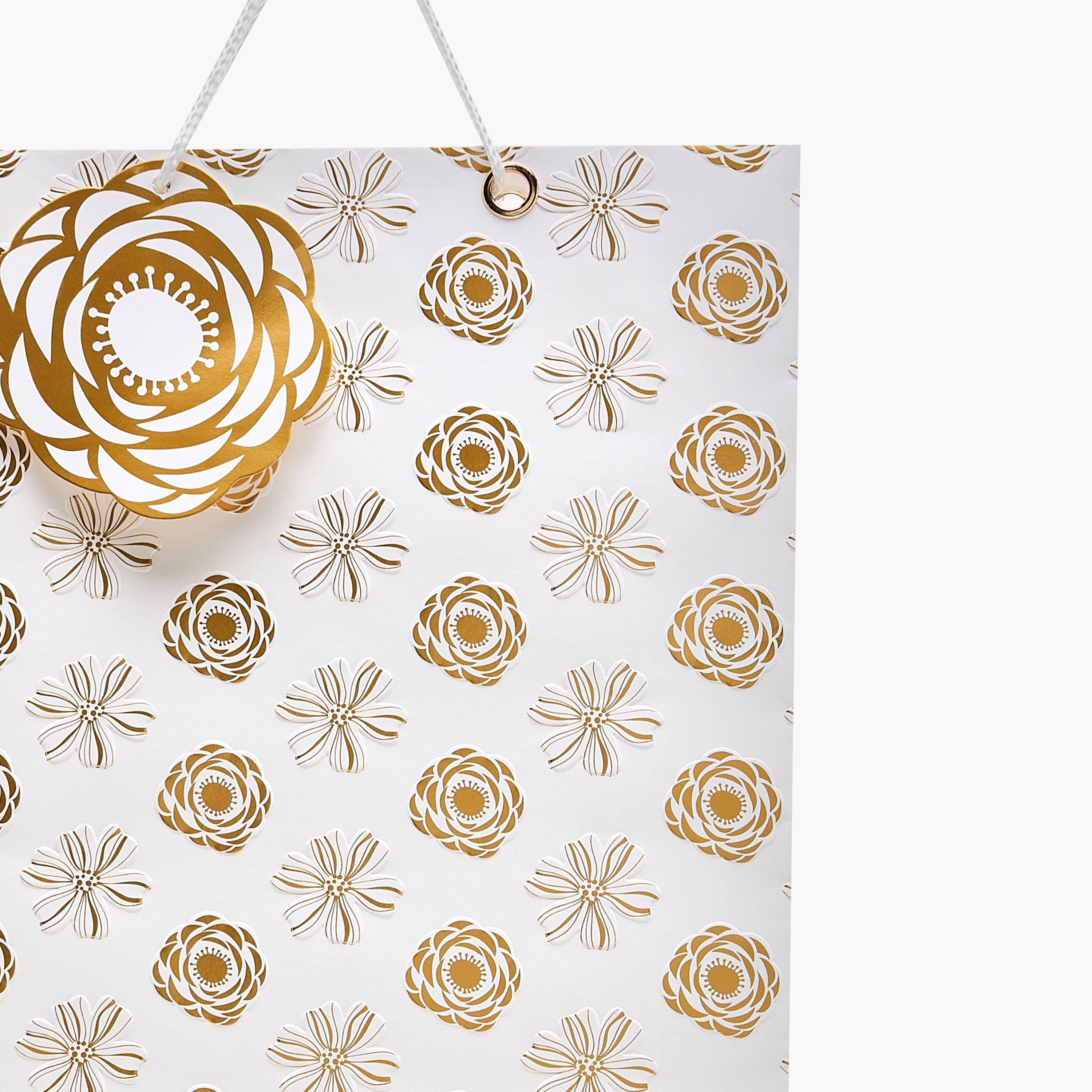 Flower Print Paper Gift Bag - Extra Large-household-giftingaccessories-giftings-image-3