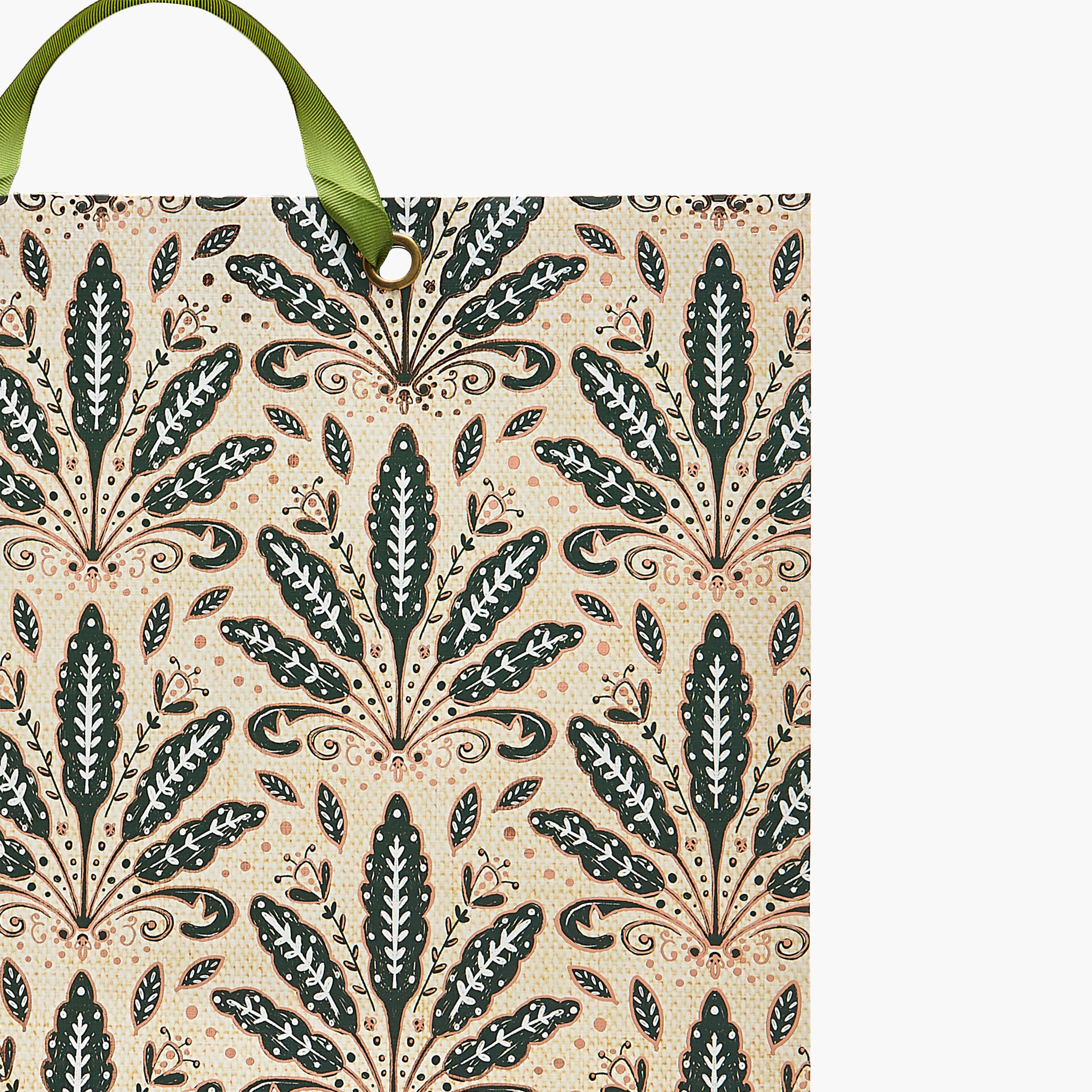 Leaf Print Paper Gift Bag - Large-household-giftingaccessories-giftings-image-3