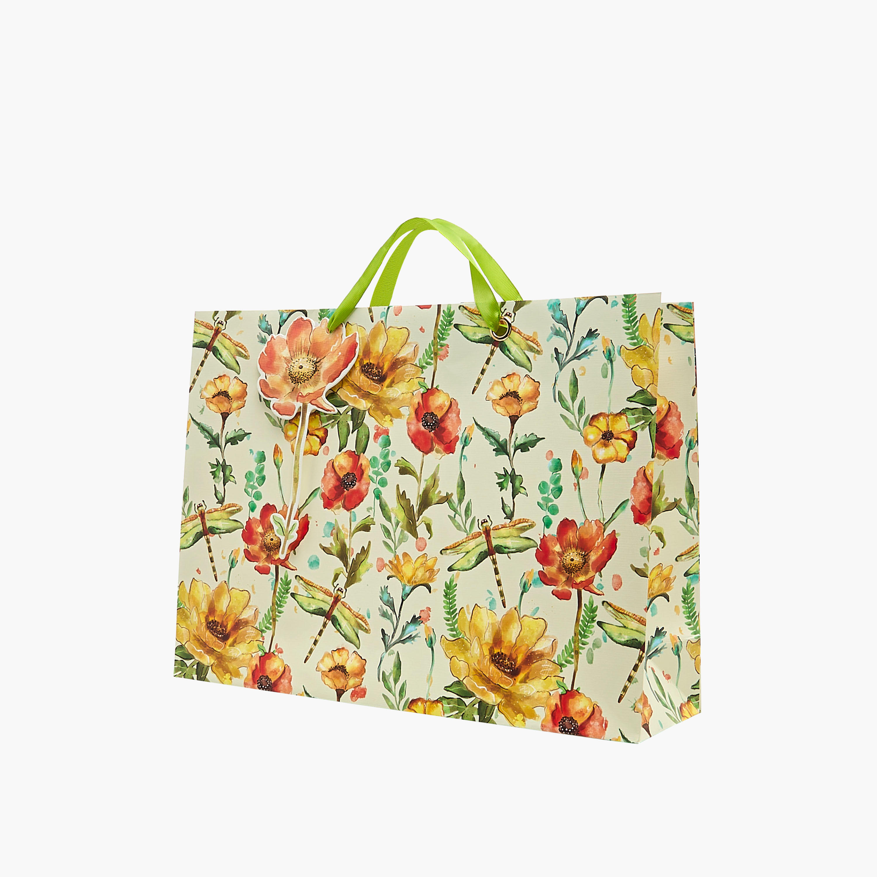 Floral Print Paper Gift Bag - Large-household-giftingaccessories-giftings-image-2