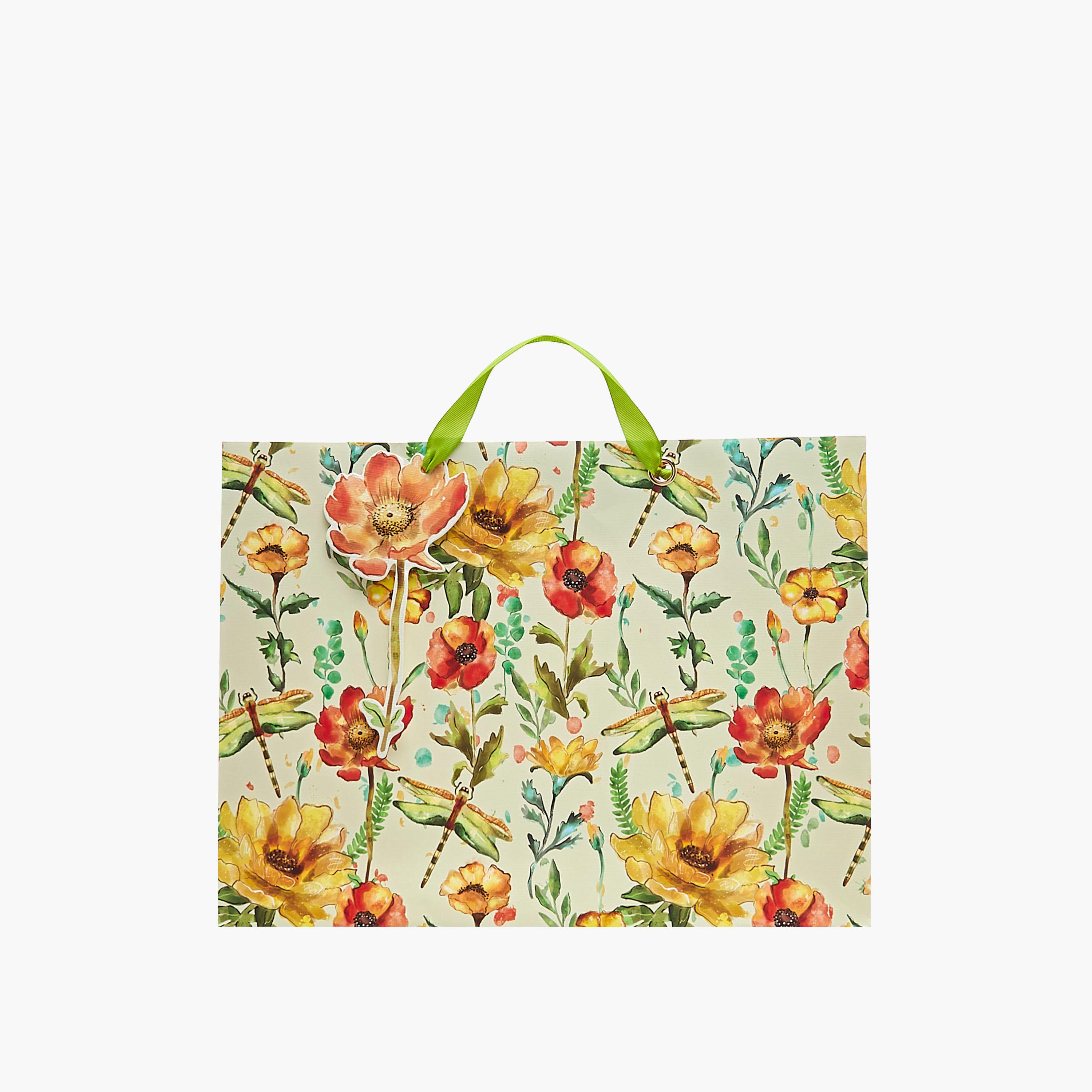 Floral Print Paper Gift Bag - Extra Large-household-giftingaccessories-giftings-image-1