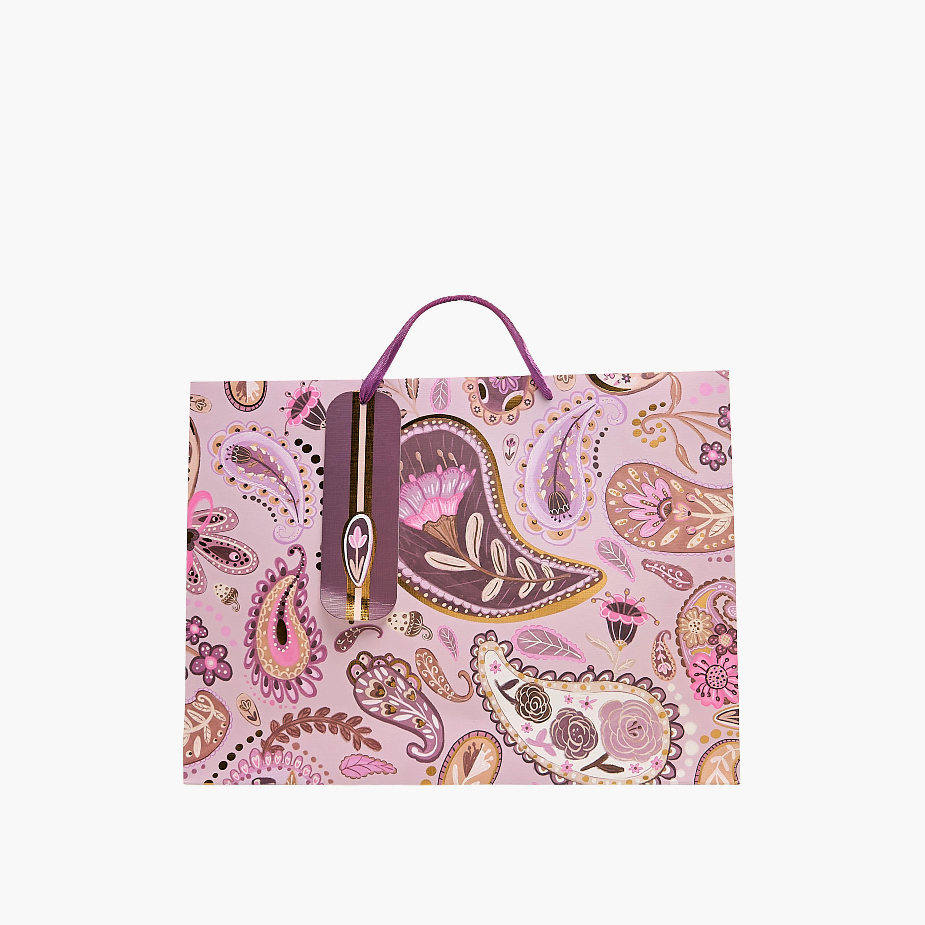 Paisley Print Paper Gift Bag - Extra Large-household-giftingaccessories-giftings-image-1