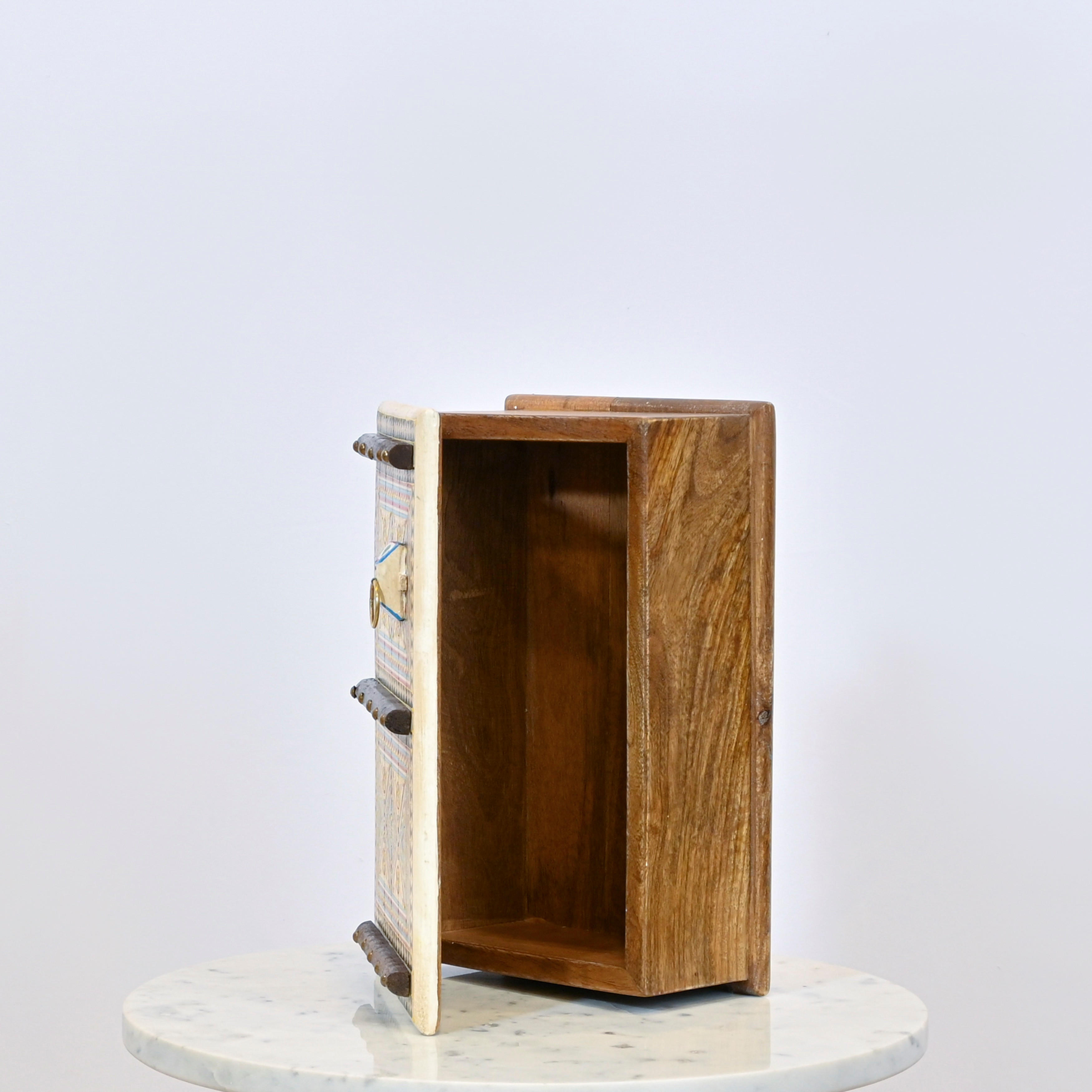 Crafted by Lifestyle Intricate Geometric Wooden Storage Box-household-decor-boxesandtrays-image-2