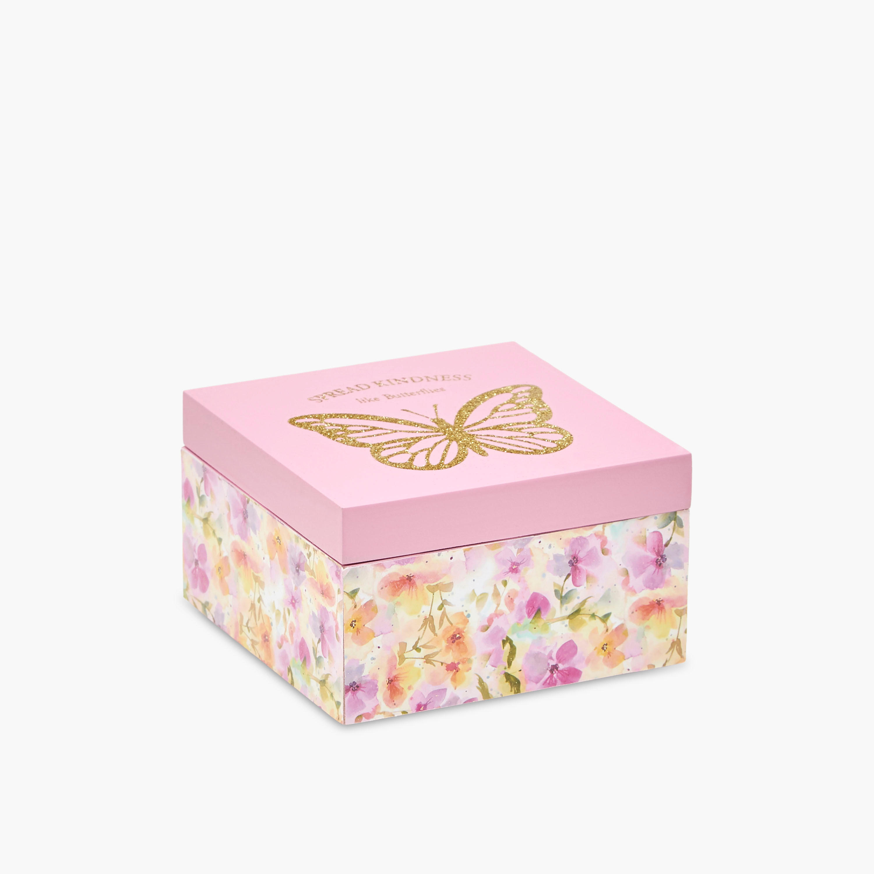 Butterfly Theme Jewellery Organizer - 14x14x8 cms-women-watchesandjewellery-jewellery-storage-image-1