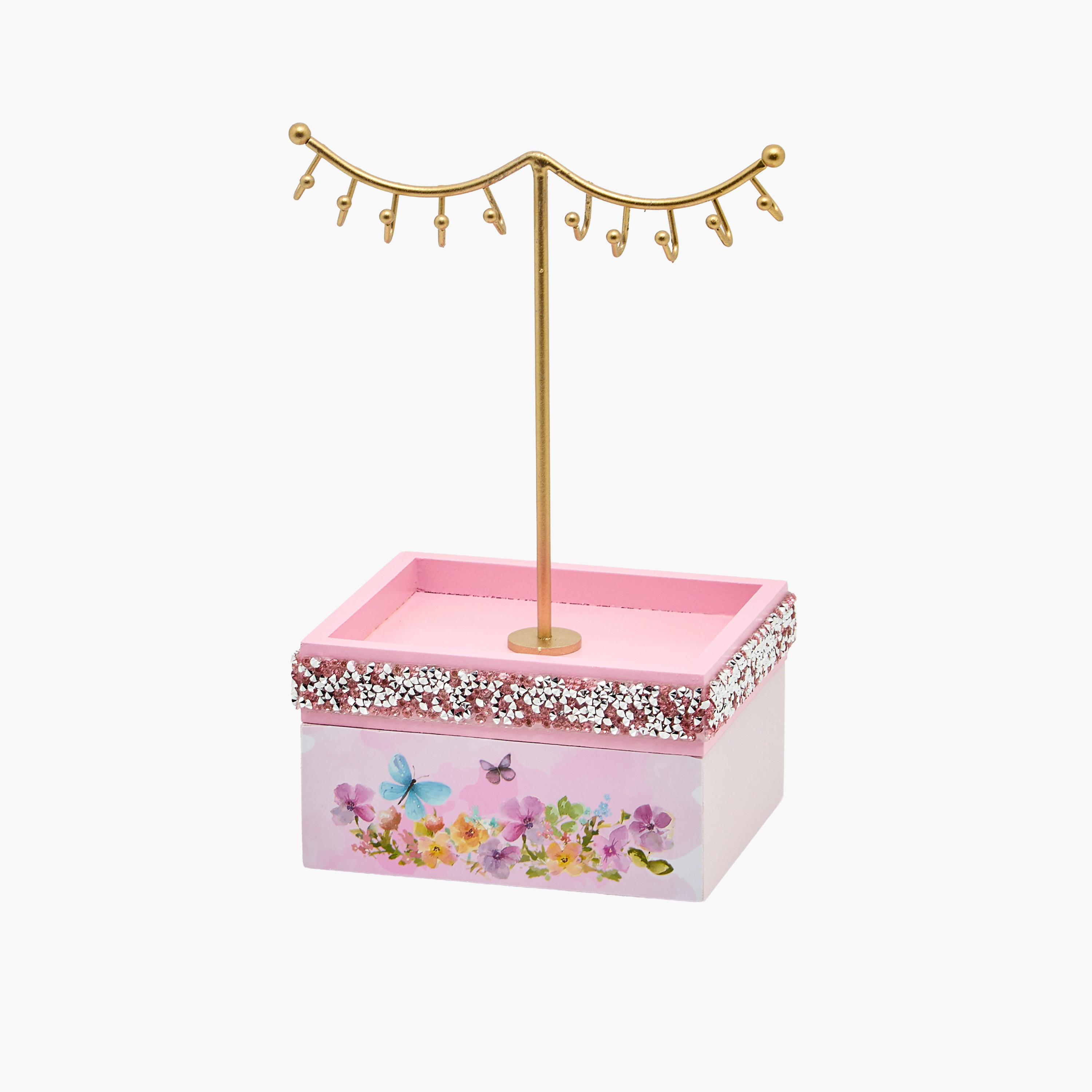 Butterfly Theme Jewellery Organizer - 14x10x20 cms-women-watchesandjewellery-jewellery-storage-image-1