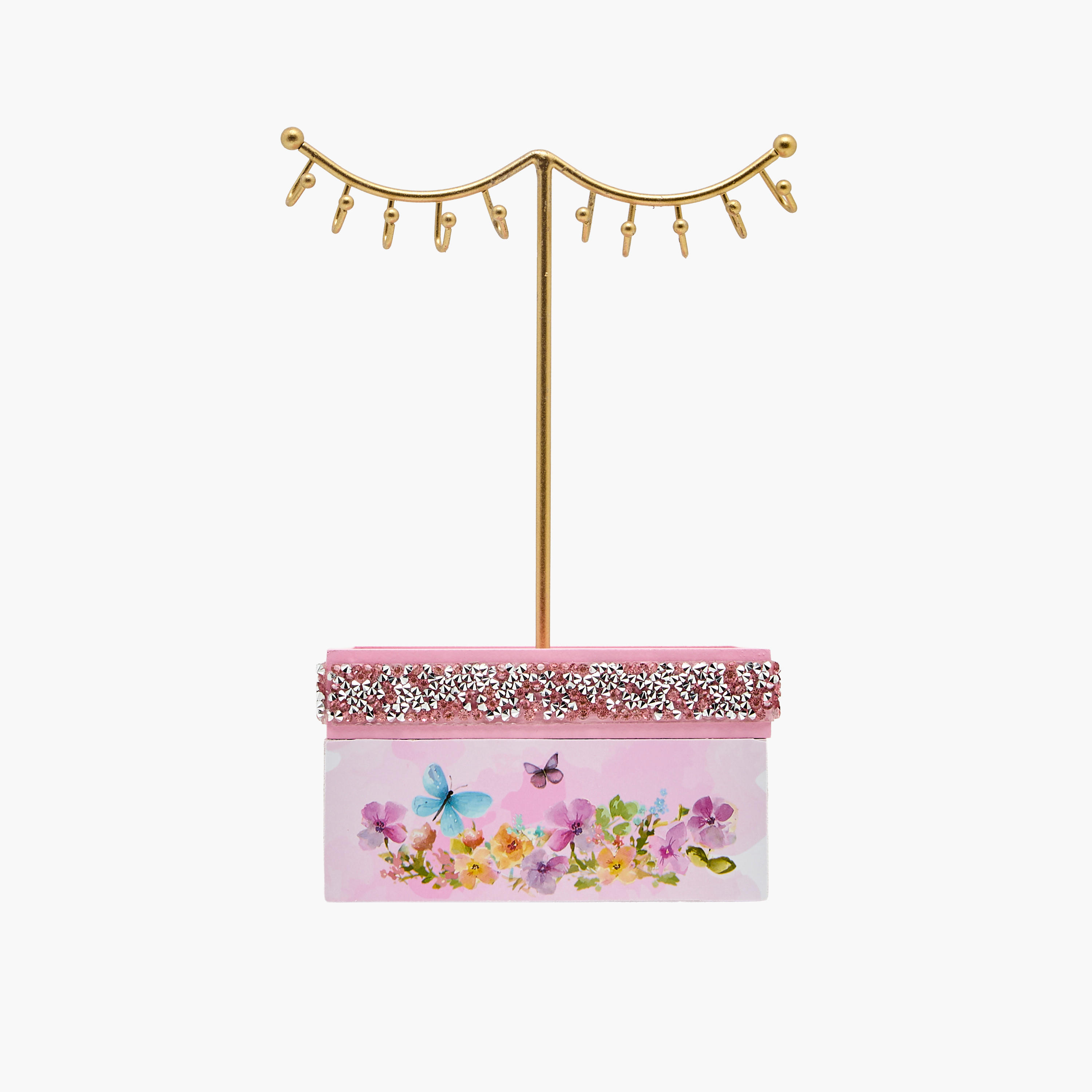 Butterfly Theme Jewellery Organizer - 14x10x20 cms-women-watchesandjewellery-jewellery-storage-image-2