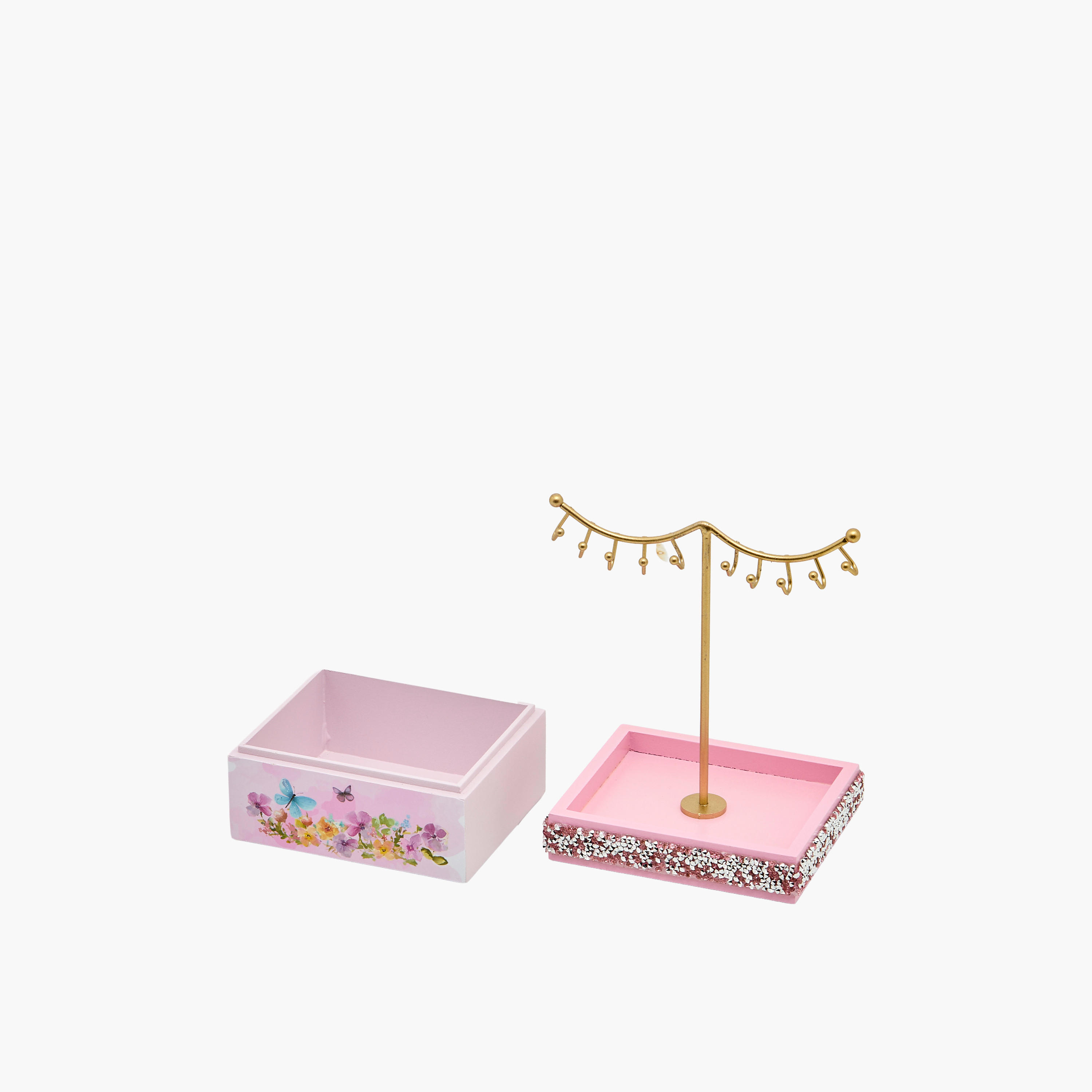 Butterfly Theme Jewellery Organizer - 14x10x20 cms-women-watchesandjewellery-jewellery-storage-image-3