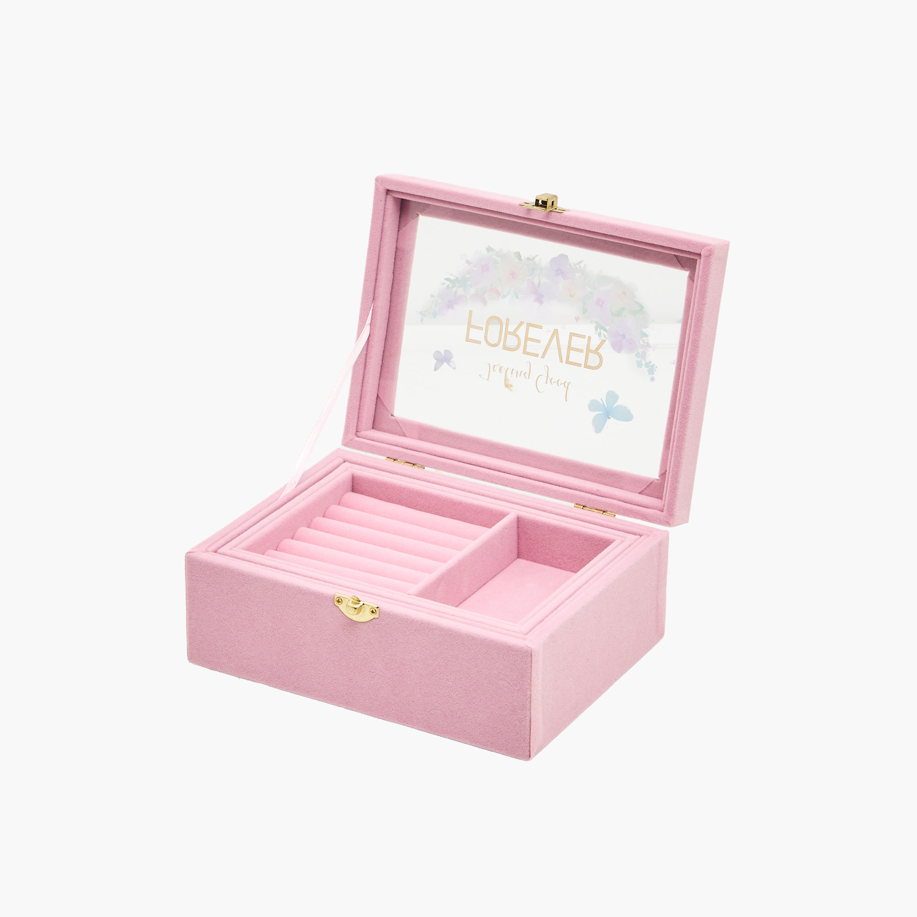 Butterfly Theme Jewellery Box - 20.5x15x8 cms-women-watchesandjewellery-jewellery-storage-image-4