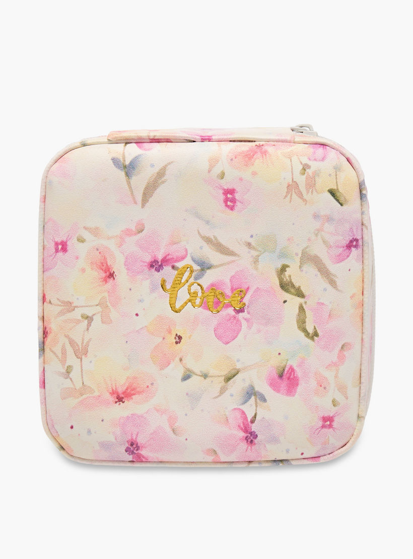 Jewellery Box Floral Print - 9.5x9.5x4.5 cms-women-watchesandjewellery-jewellery-storage-image-2