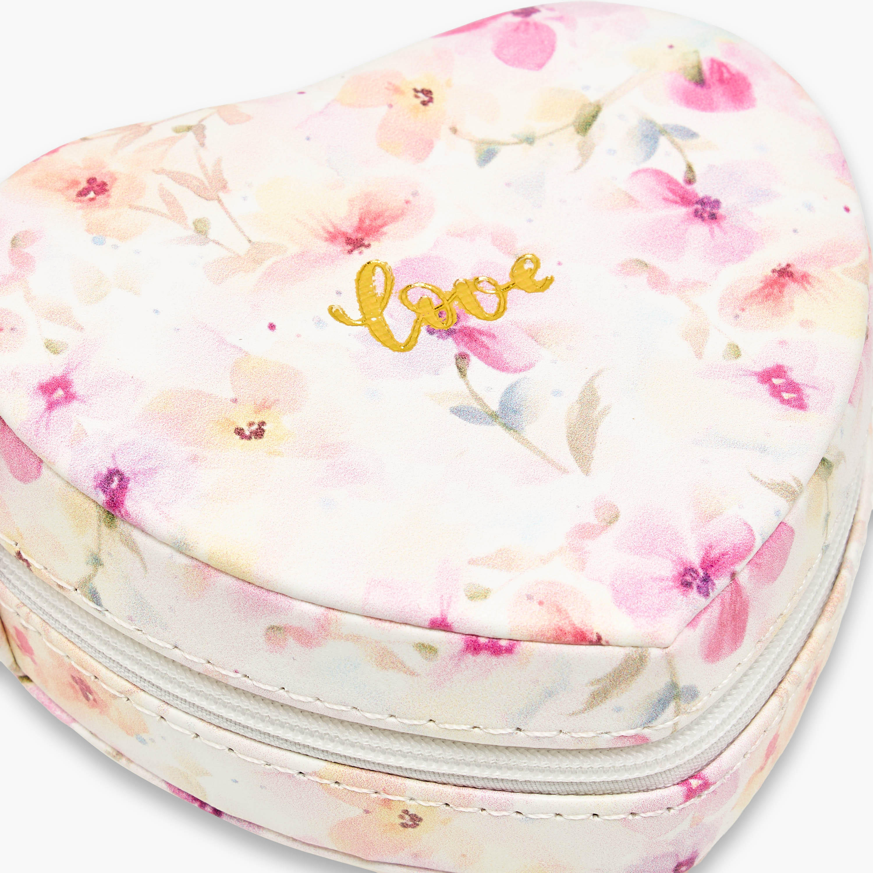 1-Compartment Jewellery Organiser with Floral Print - 11x11x5 cms-women-watchesandjewellery-jewellery-storage-image-3