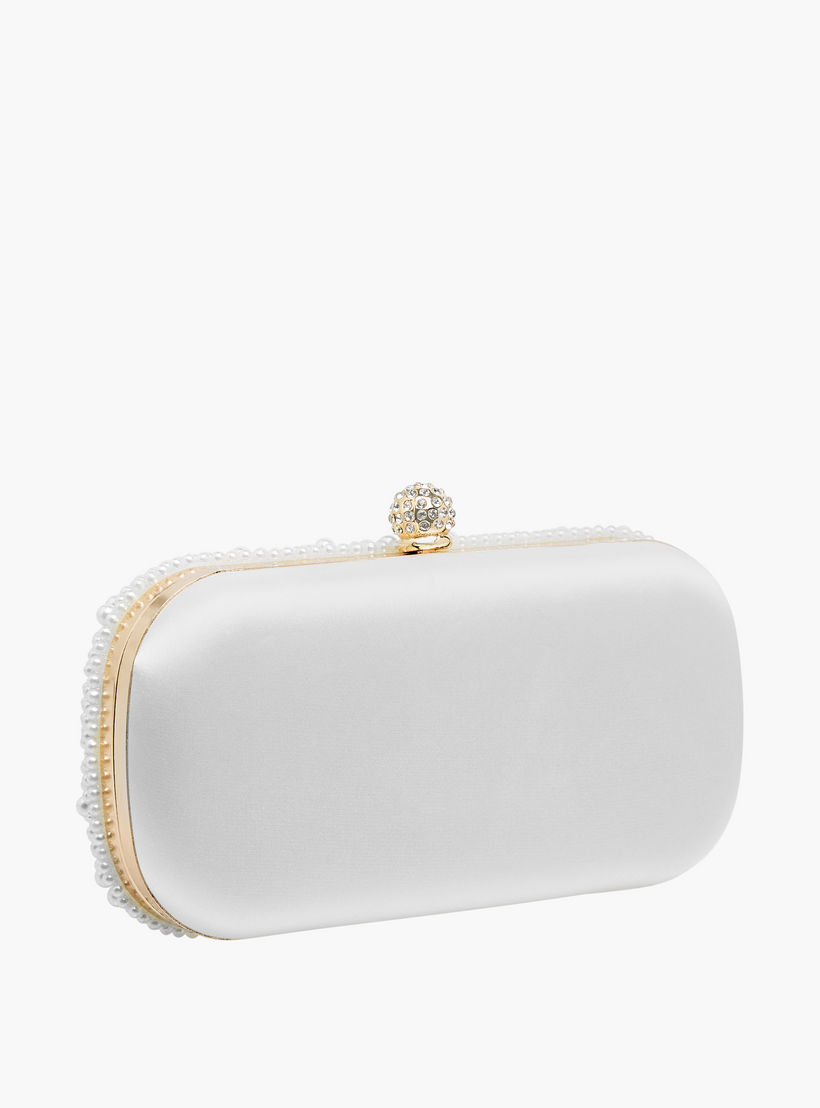 شنطة كلاتش مزينة باللؤلؤ بحزام سلسلة من ساشا-women-bagsandwallets-handbags-image-4