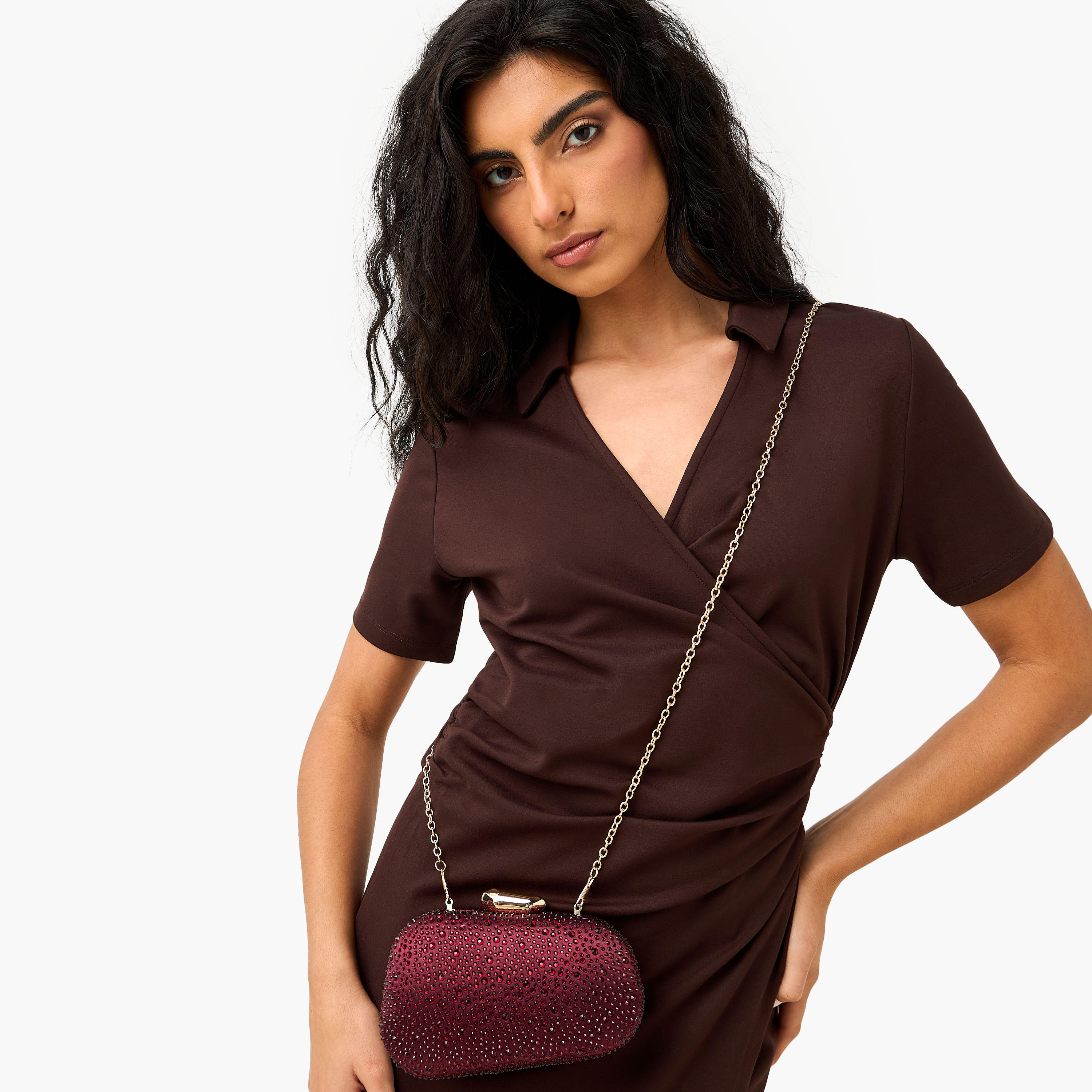Sasha Embellished Clutch with Chain Strap-women-bagsandwallets-handbags-image-8