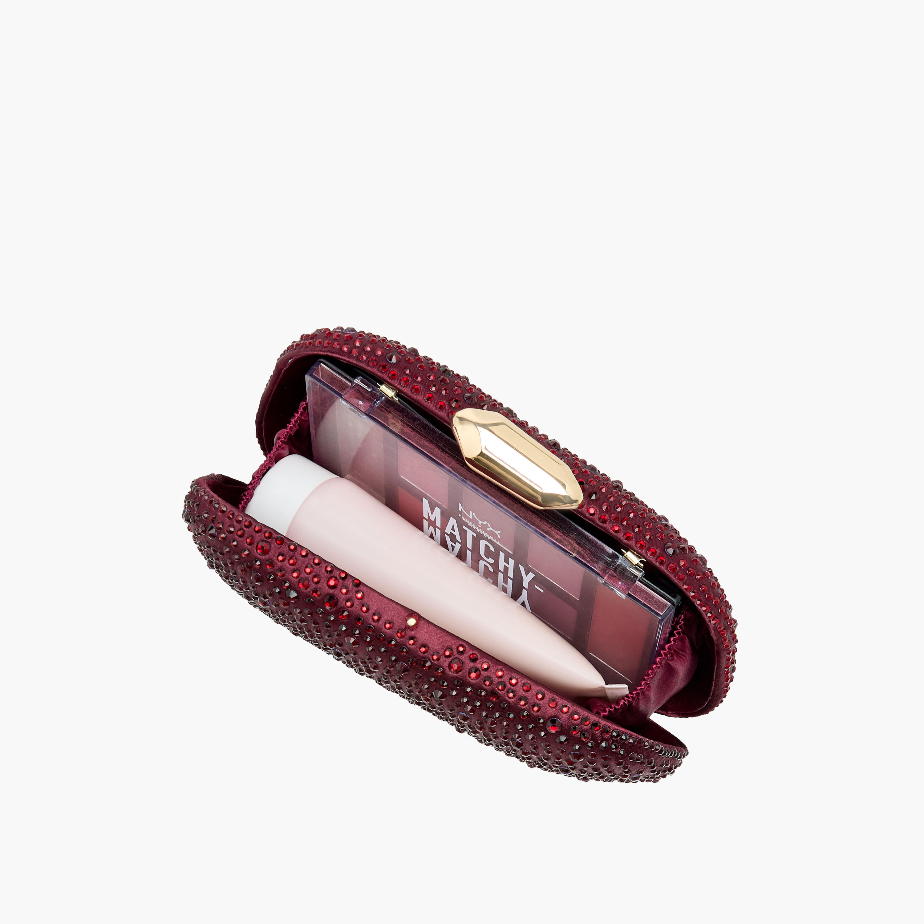Sasha Embellished Clutch with Chain Strap-women-bagsandwallets-handbags-image-9