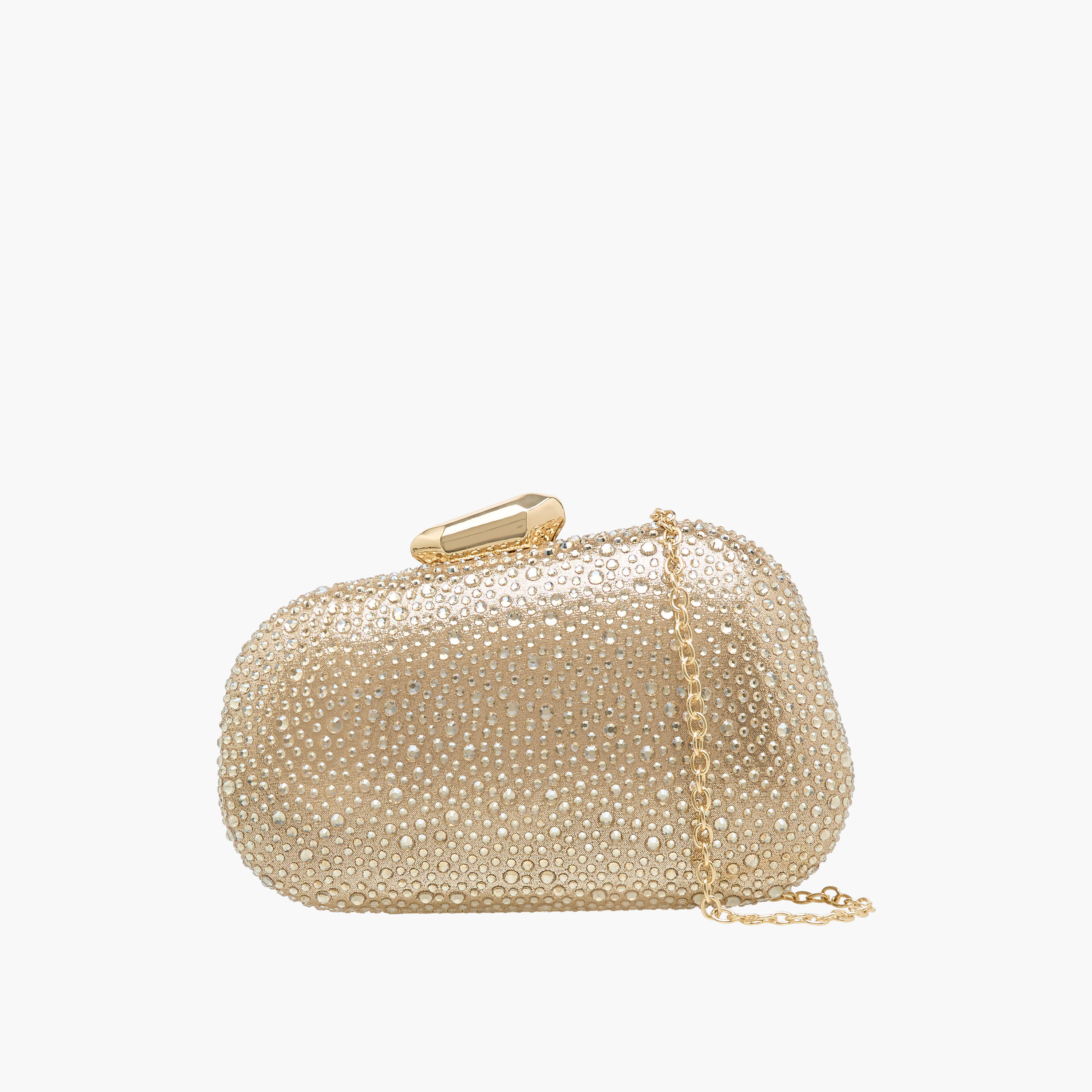 Sasha Embellished Clutch with Chain Strap-women-bagsandwallets-handbags-image-1