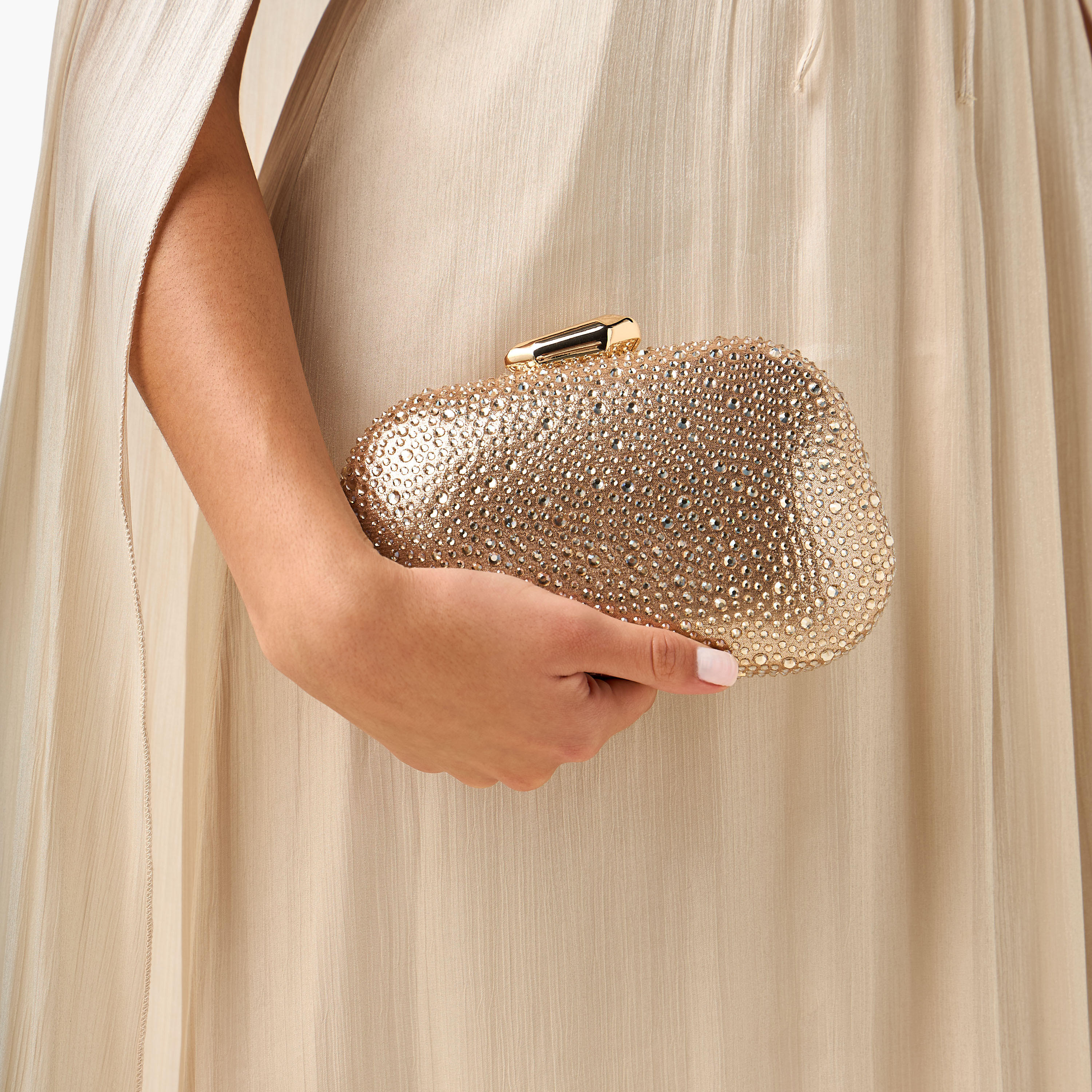 Sasha Embellished Clutch with Chain Strap-women-bagsandwallets-handbags-image-2