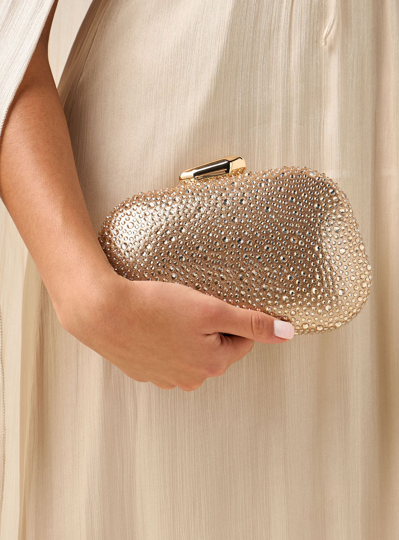 Sasha Embellished Clutch with Chain Strap-women-bagsandwallets-handbags-image-2