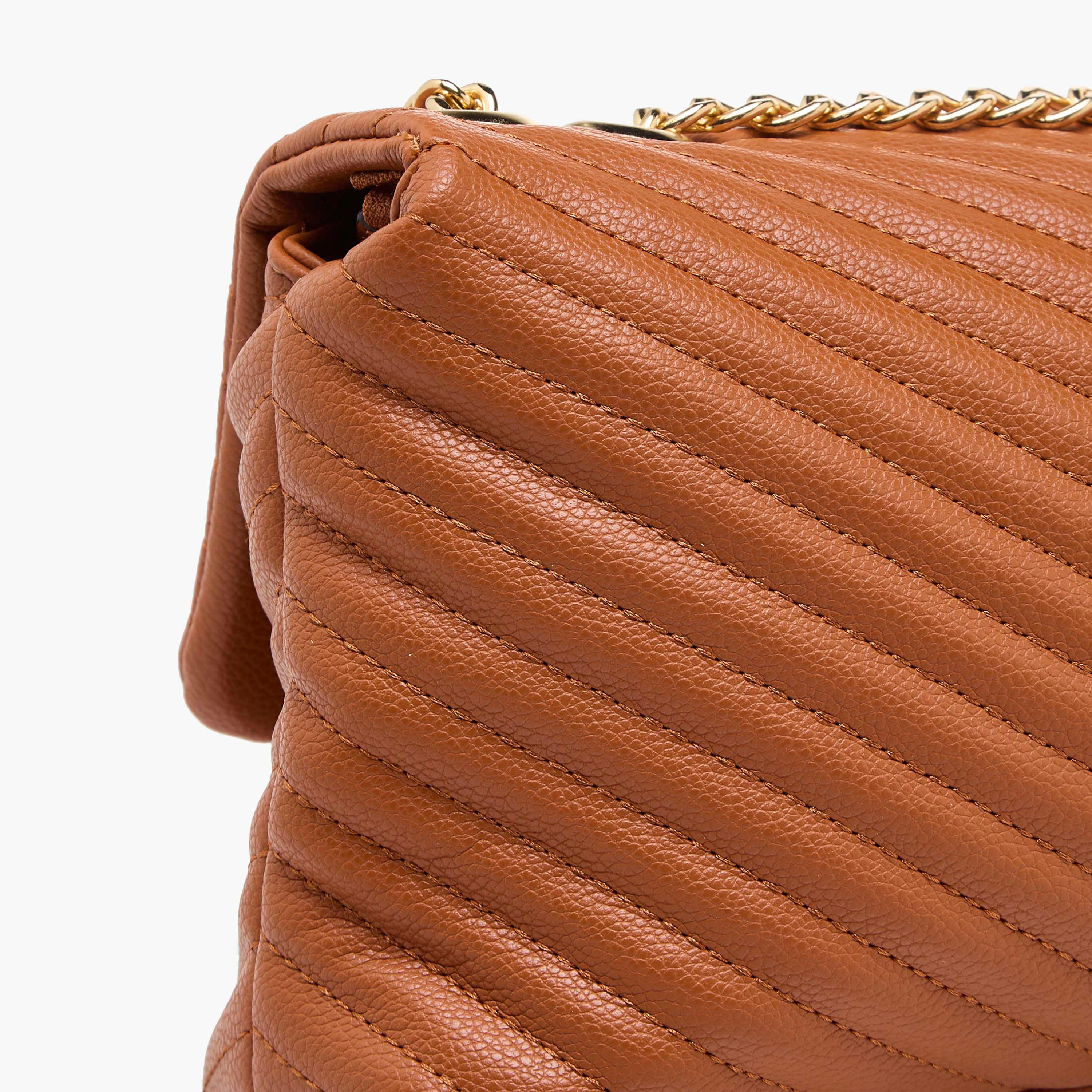 Adore Sam Quilted Crossbody Bag with Chain Strap-women-bagsandwallets-handbags-image-6