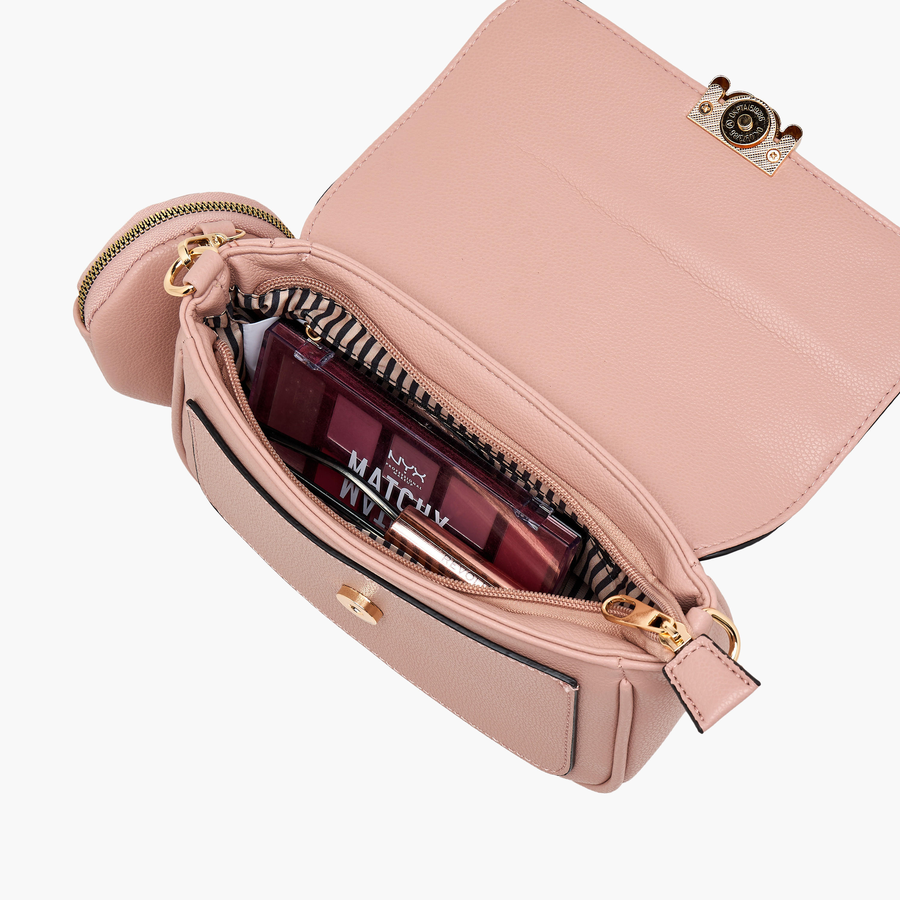 Adore SAM Panelled Crossbody Bag with Pouch-women-bagsandwallets-handbags-image-8
