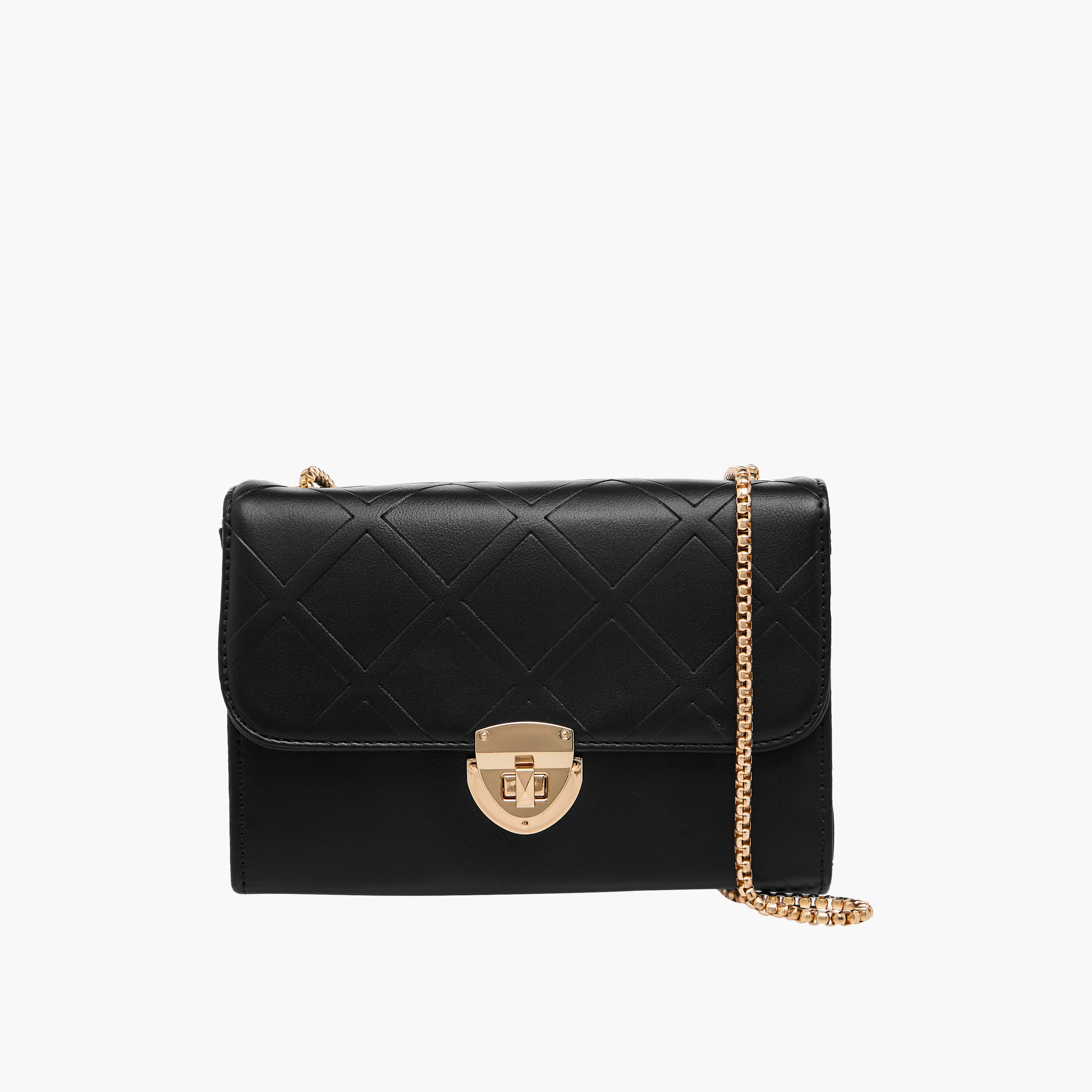 شنطة بارز الملمس مع حزام سلسلة للنساء من أدور سام-women-bagsandwallets-handbags-image-1