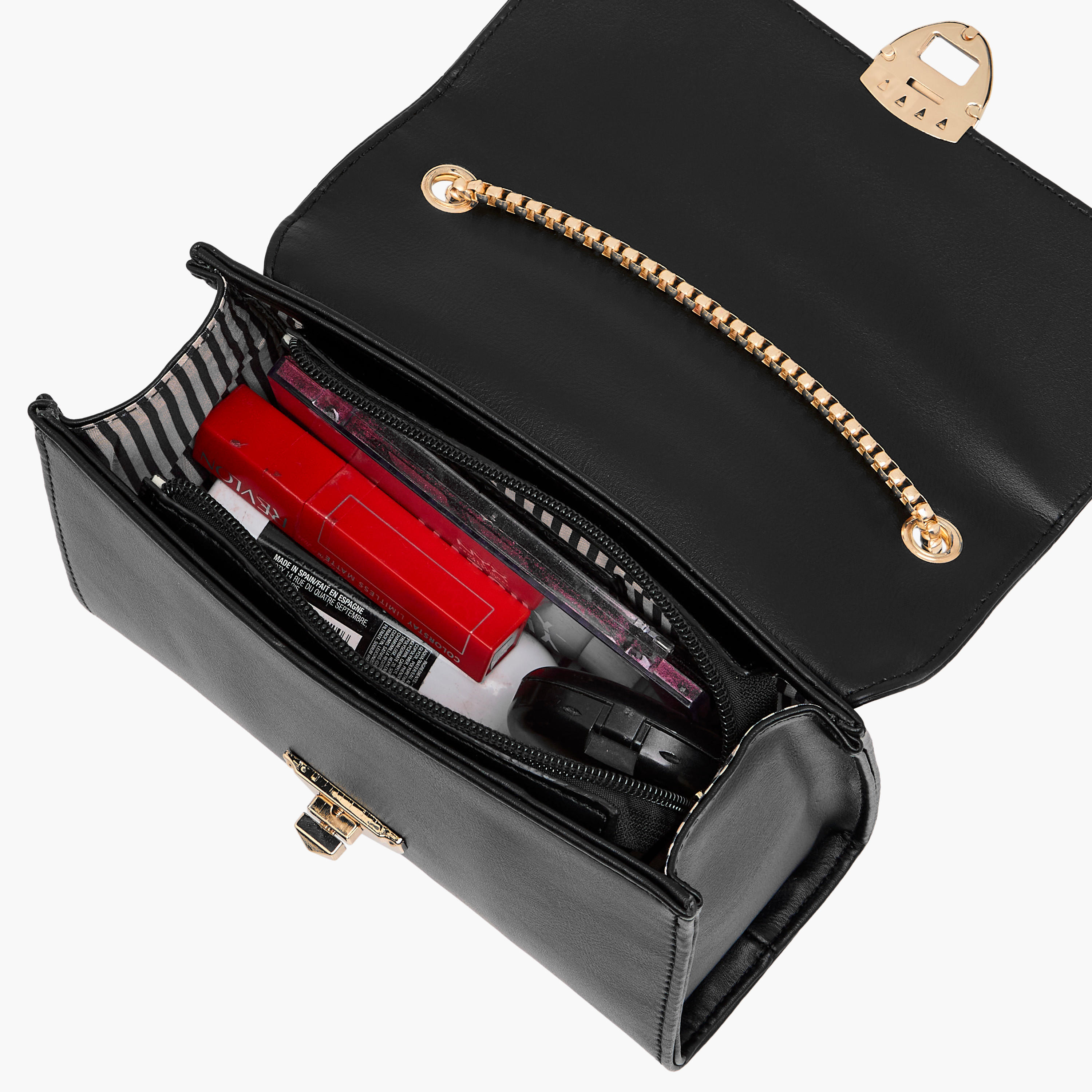 شنطة بارز الملمس مع حزام سلسلة للنساء من أدور سام-women-bagsandwallets-handbags-image-8