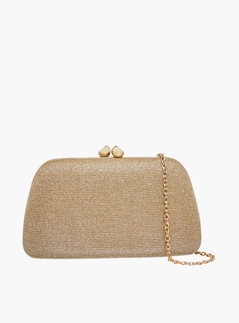 Sasha Textured Clutch with Chain Strap-women-bagsandwallets-handbags-image-1