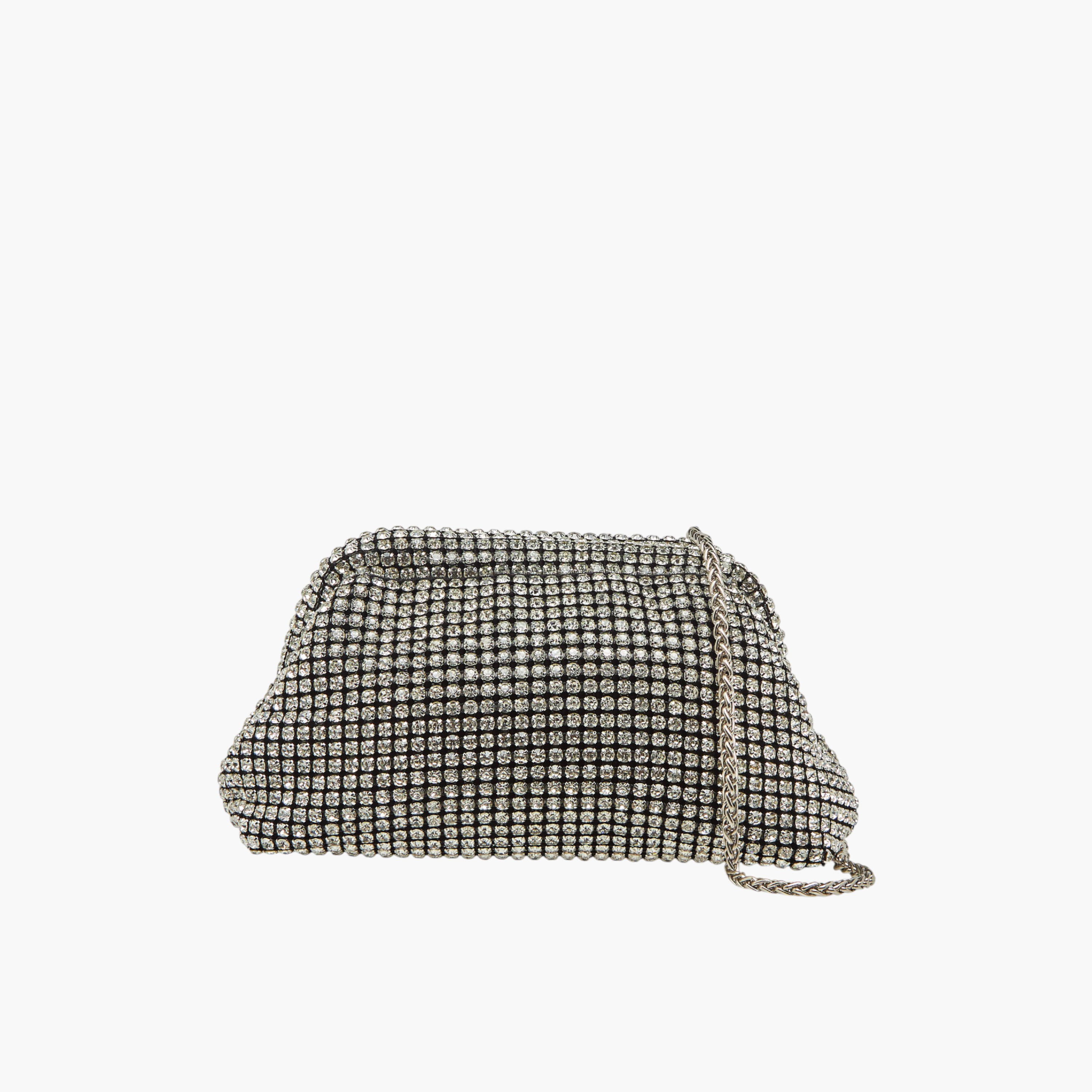 شنطة كلاتش مزينة بحزام سلسلة قابل للفصل من ساشا-women-bagsandwallets-handbags-image-1