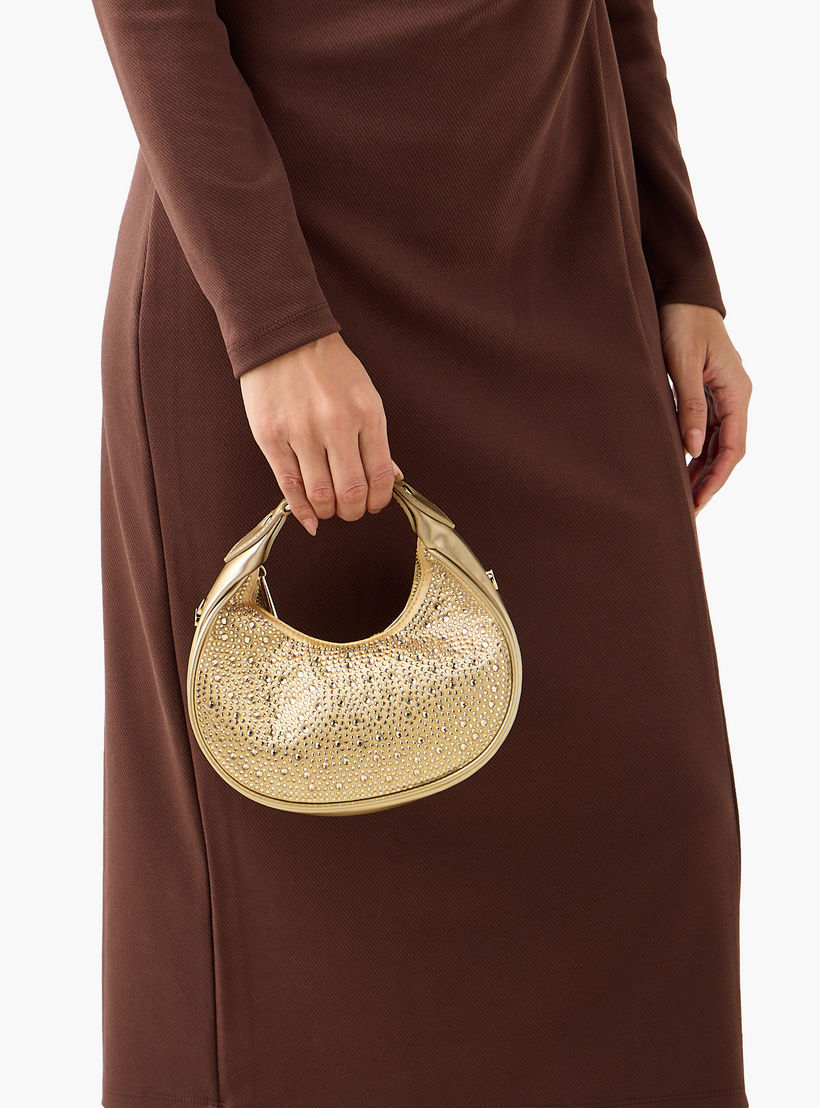 شنطة كروس بودي مزينة بحزام سلسلة قابل للفصل من ساشا-women-bagsandwallets-handbags-image-2