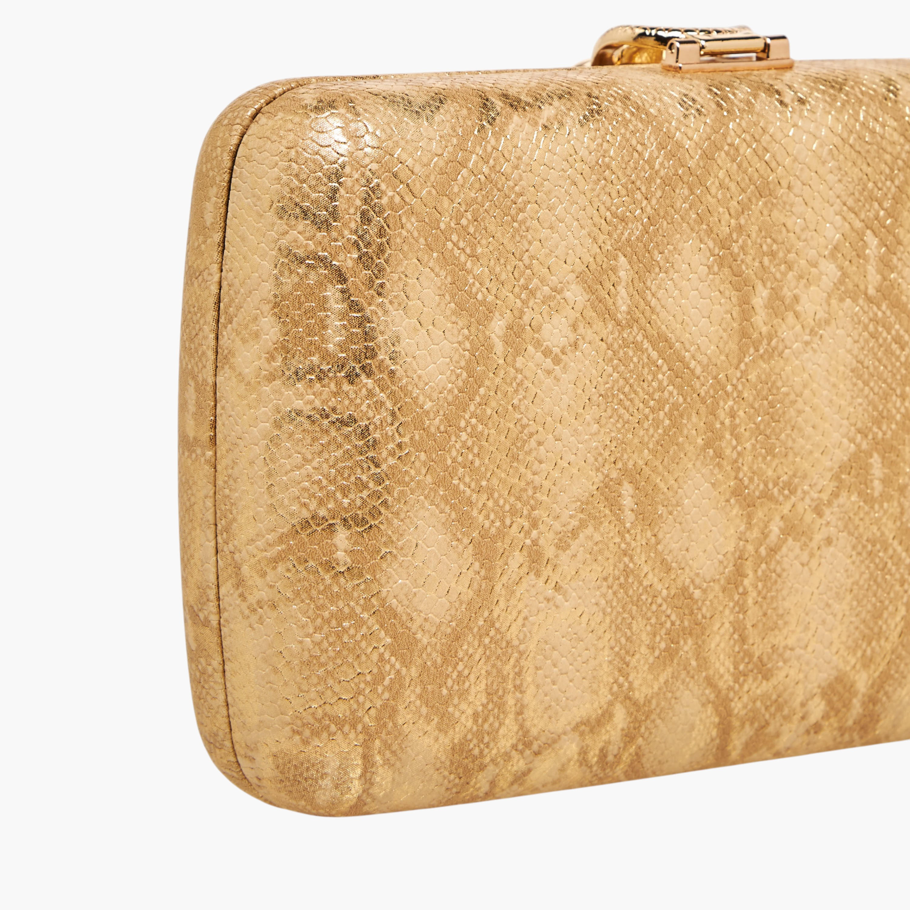 شنطة كلاتش بارزة الملمس بحزام سلسلة قابل للفصل من ساشا-women-bagsandwallets-handbags-image-6