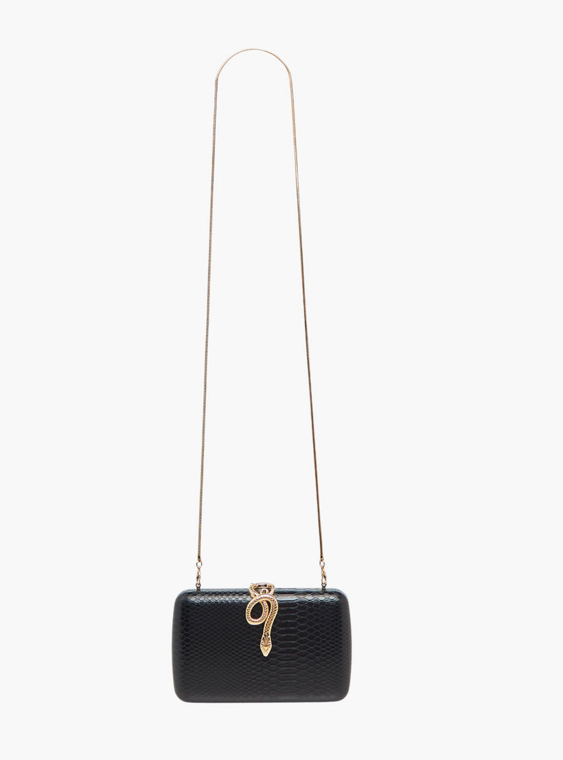 شنطة كلاتش بارزة الملمس بحزام سلسلة قابل للفصل من ساشا-women-bagsandwallets-handbags-image-3