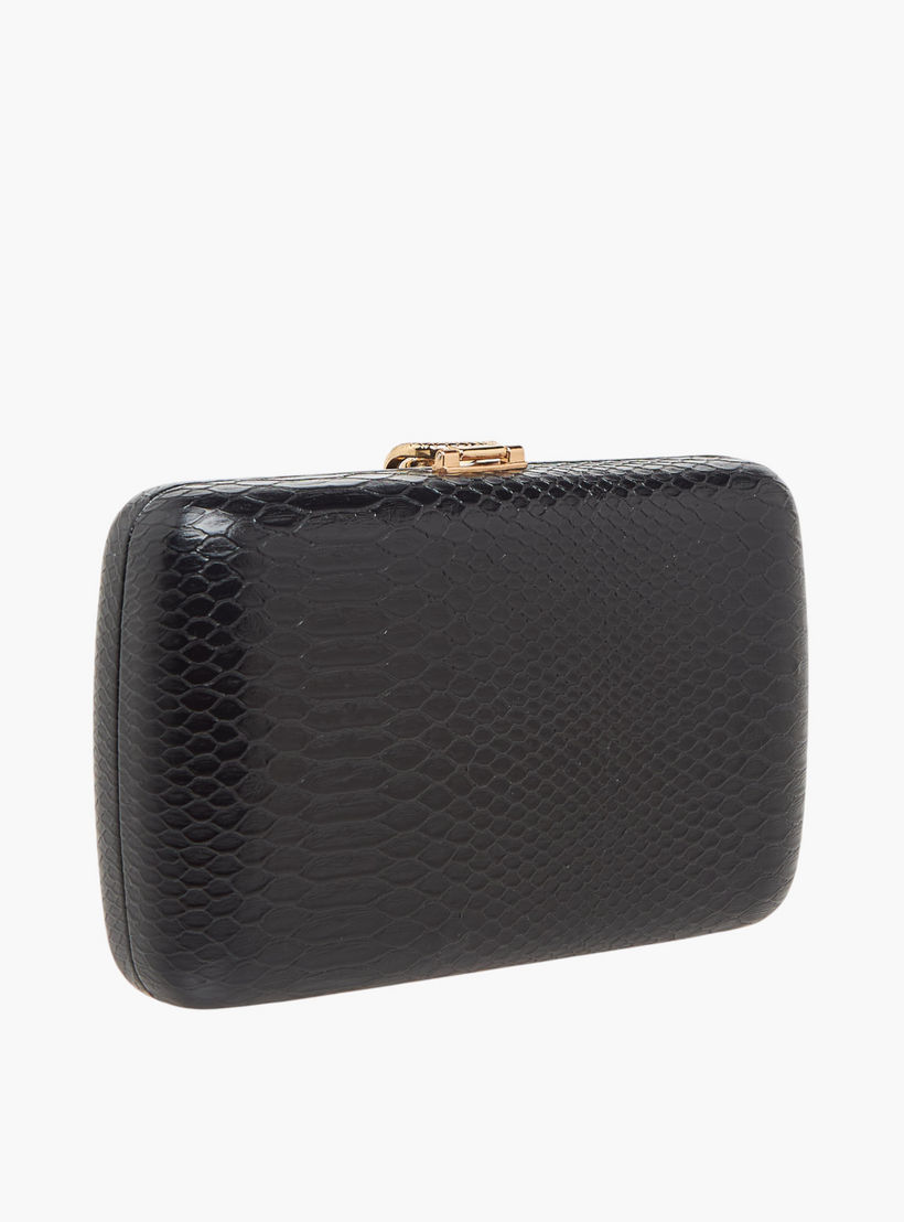 شنطة كلاتش بارزة الملمس بحزام سلسلة قابل للفصل من ساشا-women-bagsandwallets-handbags-image-4