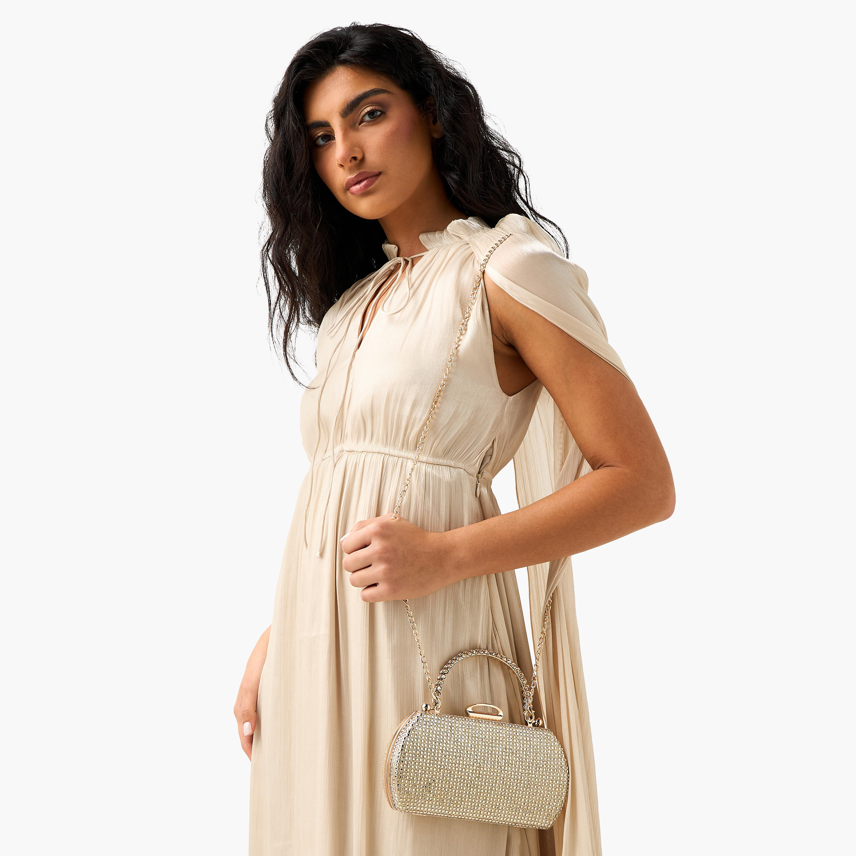 Sasha Embellished Clutch with Detachable Chain Strap-women-bagsandwallets-handbags-image-2