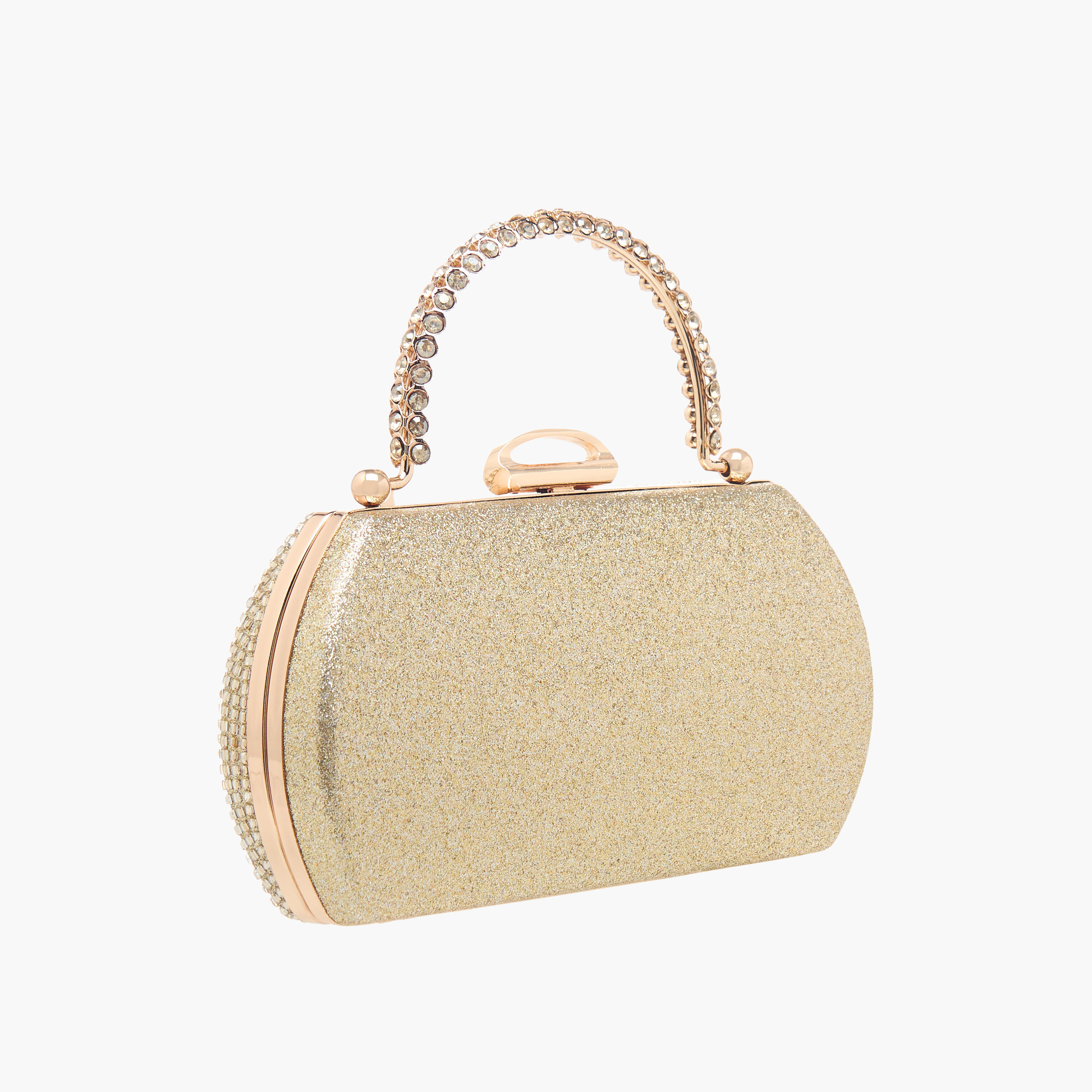 Sasha Embellished Clutch with Detachable Chain Strap-women-bagsandwallets-handbags-image-4