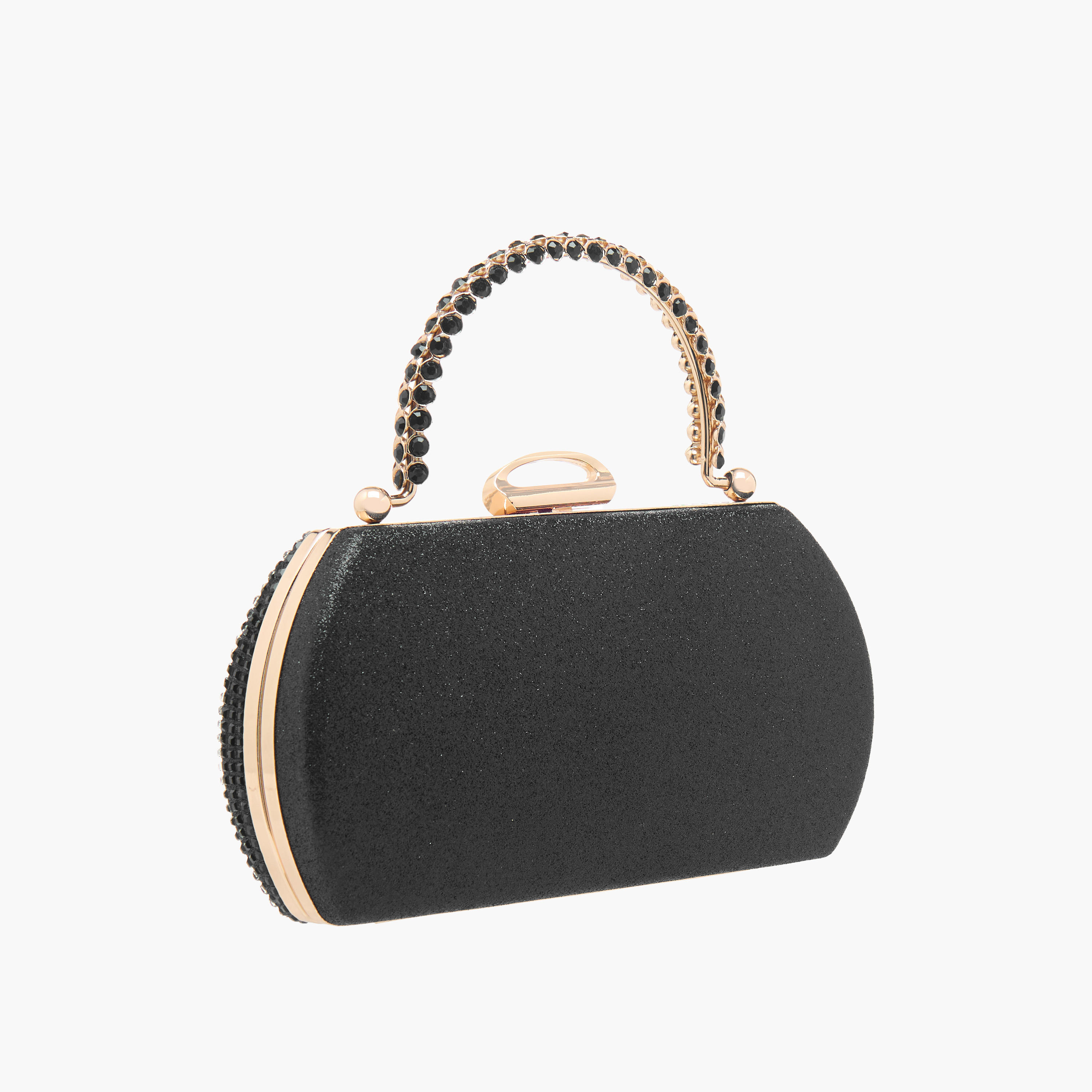 Sasha Embellished Clutch with Detachable Chain Strap-women-bagsandwallets-handbags-image-4