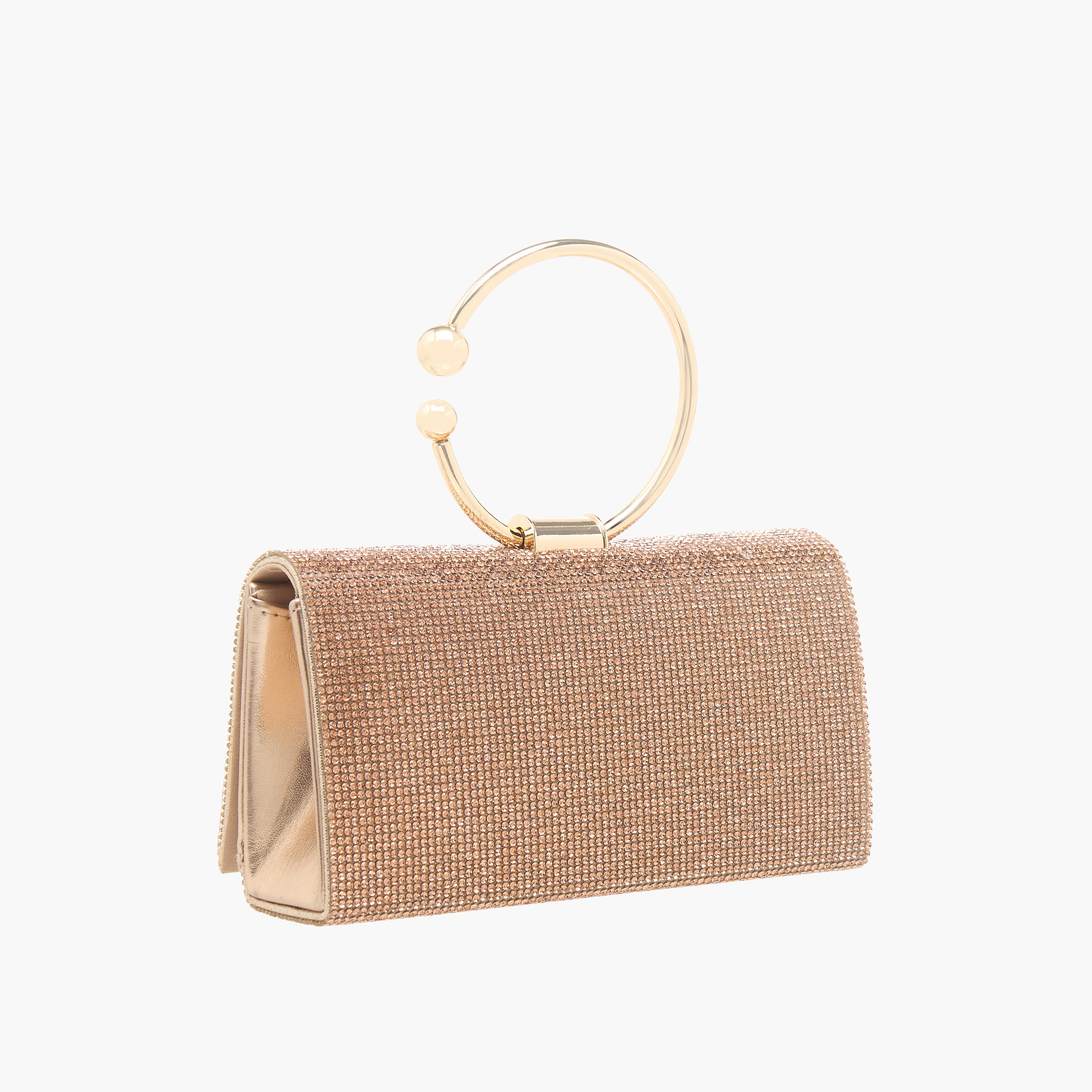 شنطة كلاتش مزينة بحزام سلسلة قابل للفصل من ساشا-women-bagsandwallets-handbags-image-4